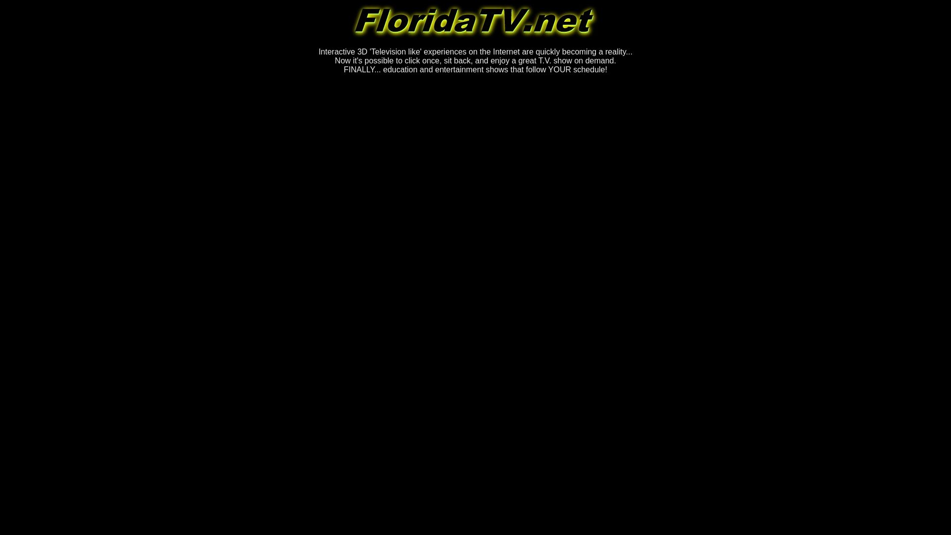 État du site web floridatv.net est   EN LIGNE