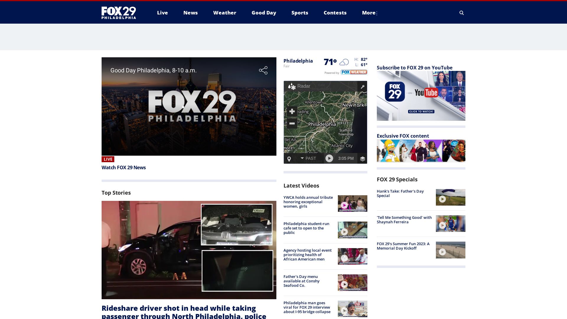 État du site web fox29.com est   EN LIGNE