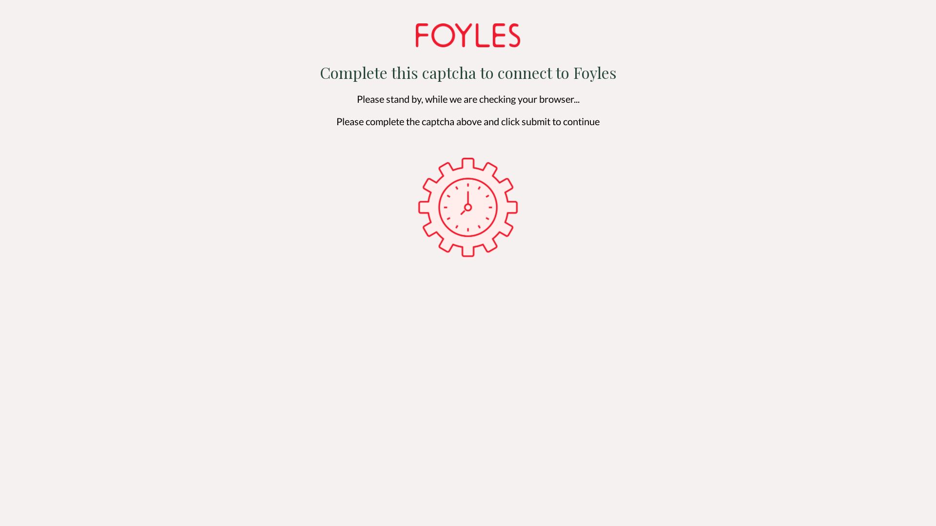 État du site web foyles.co.uk est   EN LIGNE