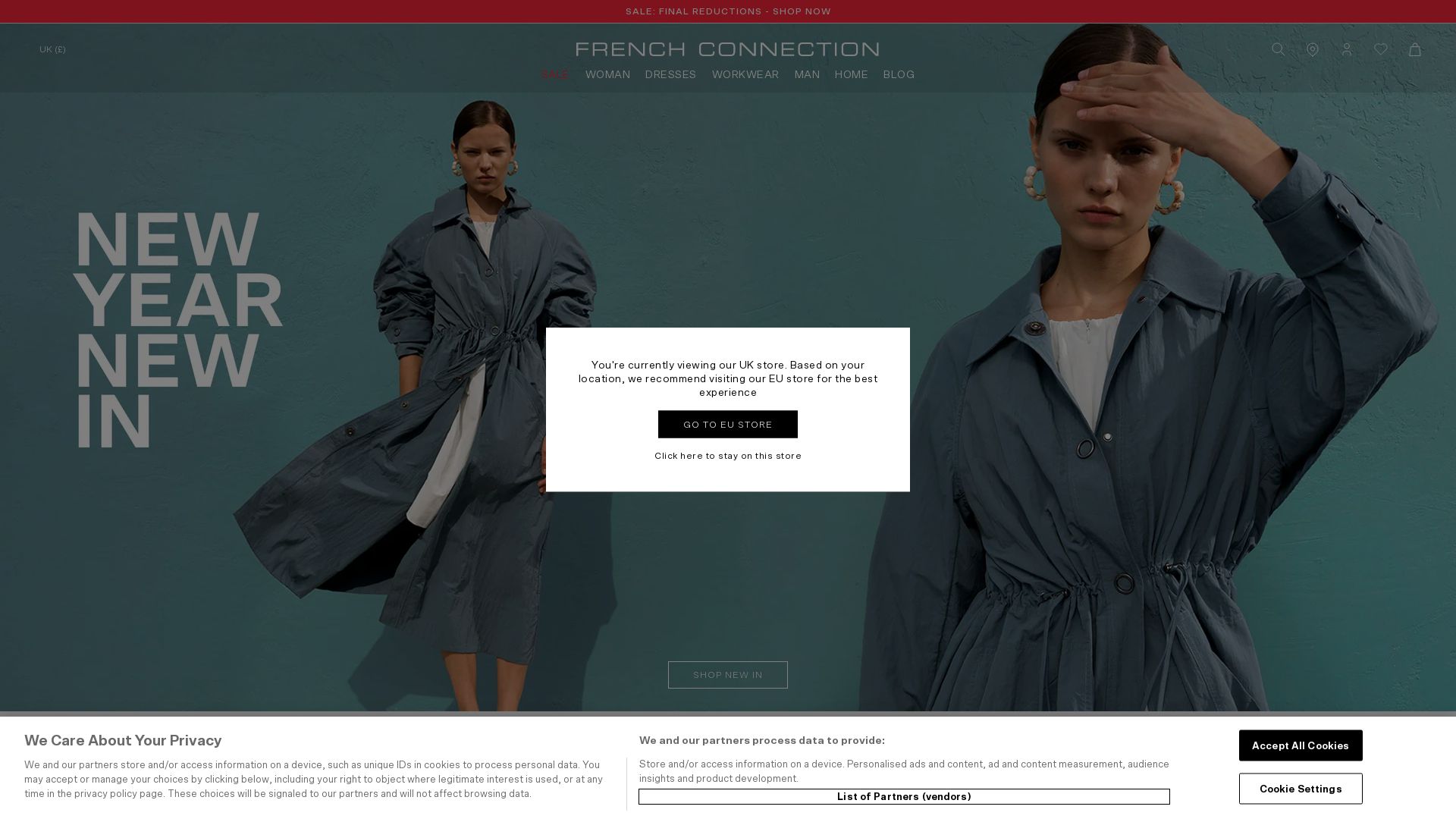 État du site web frenchconnection.com est   EN LIGNE