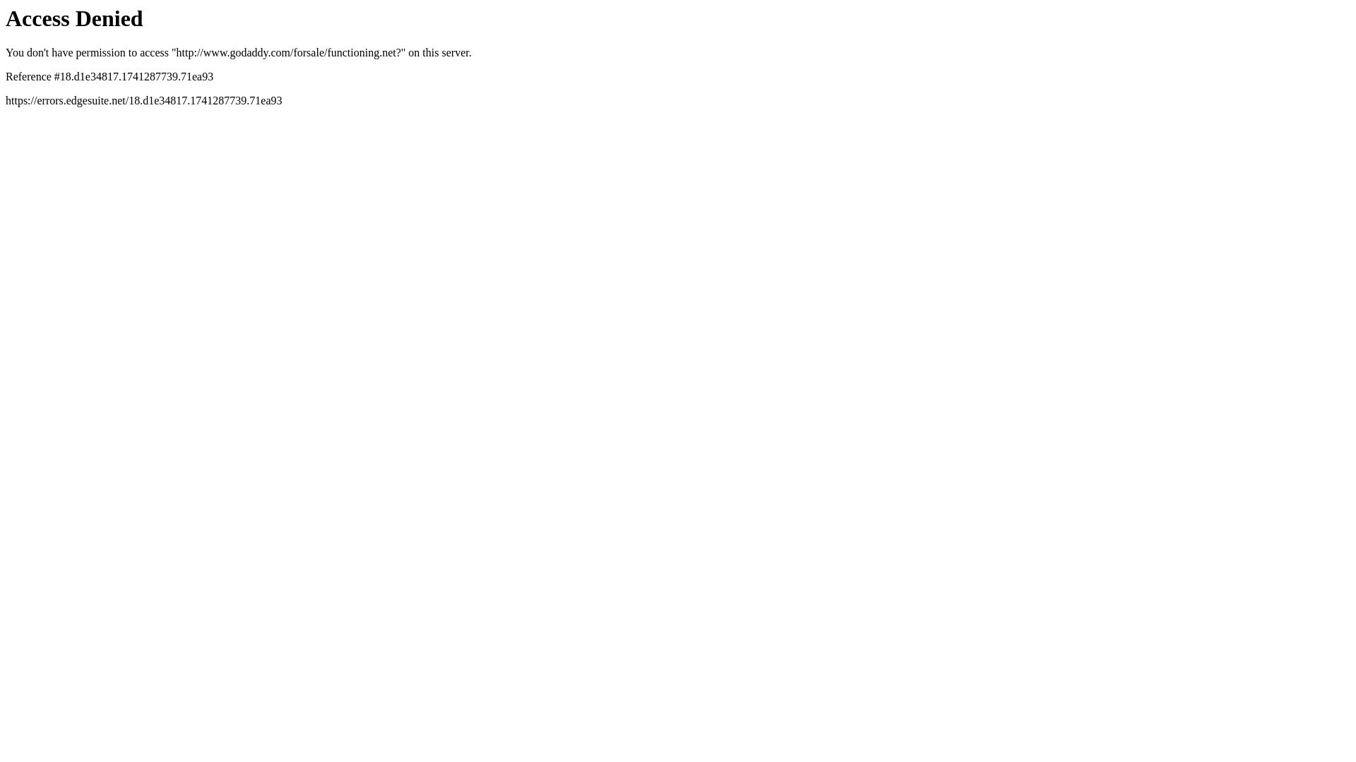 État du site web functioning.net est   EN LIGNE