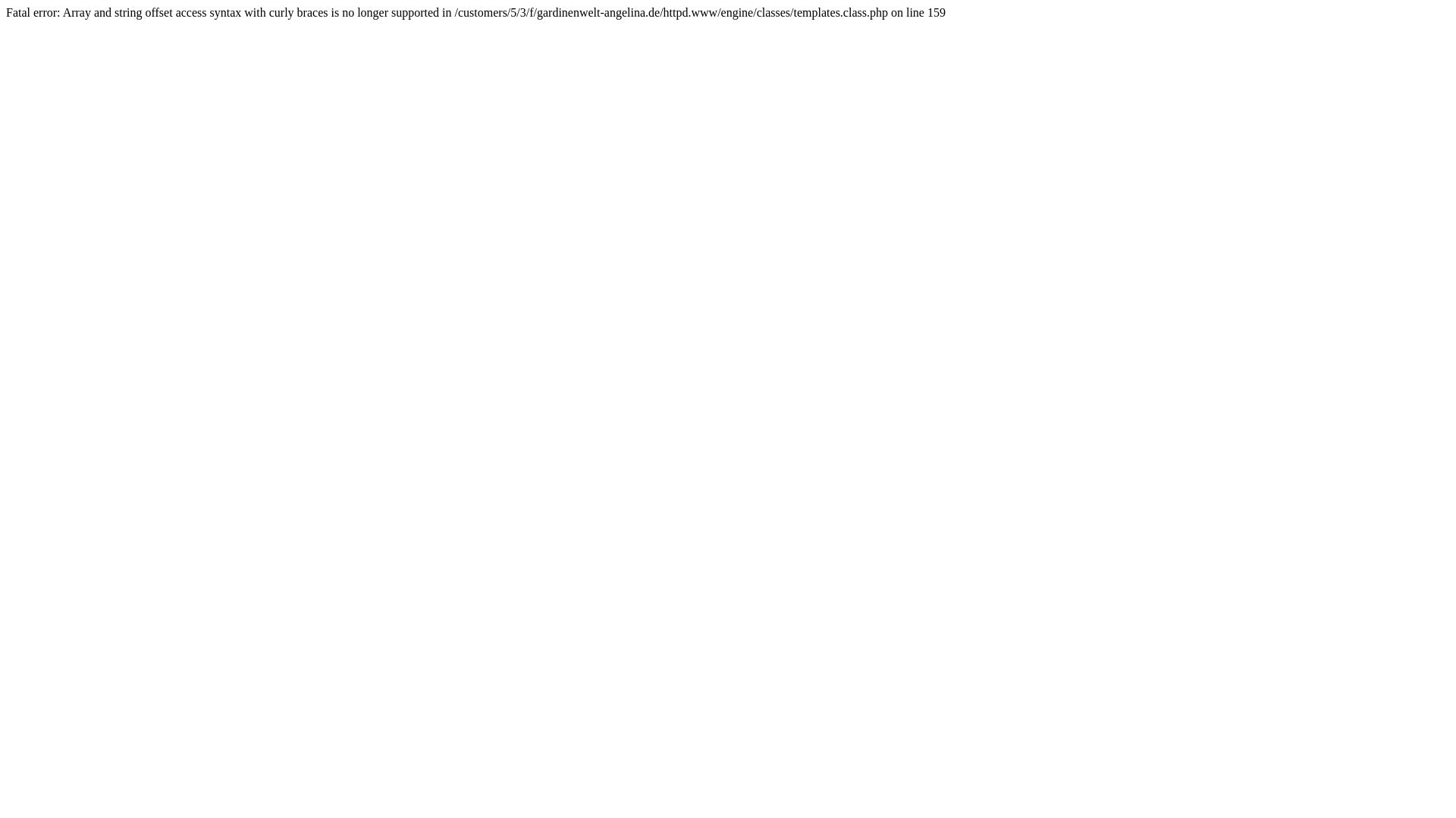 État du site web gardinenwelt-angelina.de est   EN LIGNE