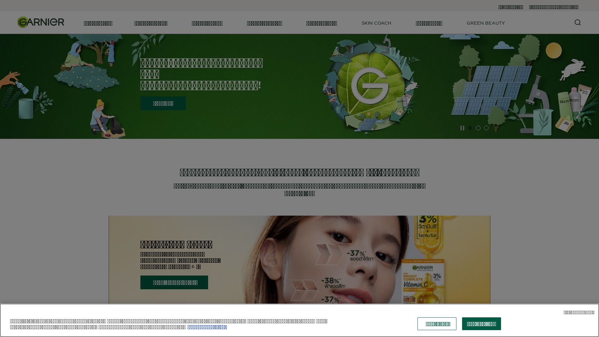 État du site web garnier.co.th est   EN LIGNE