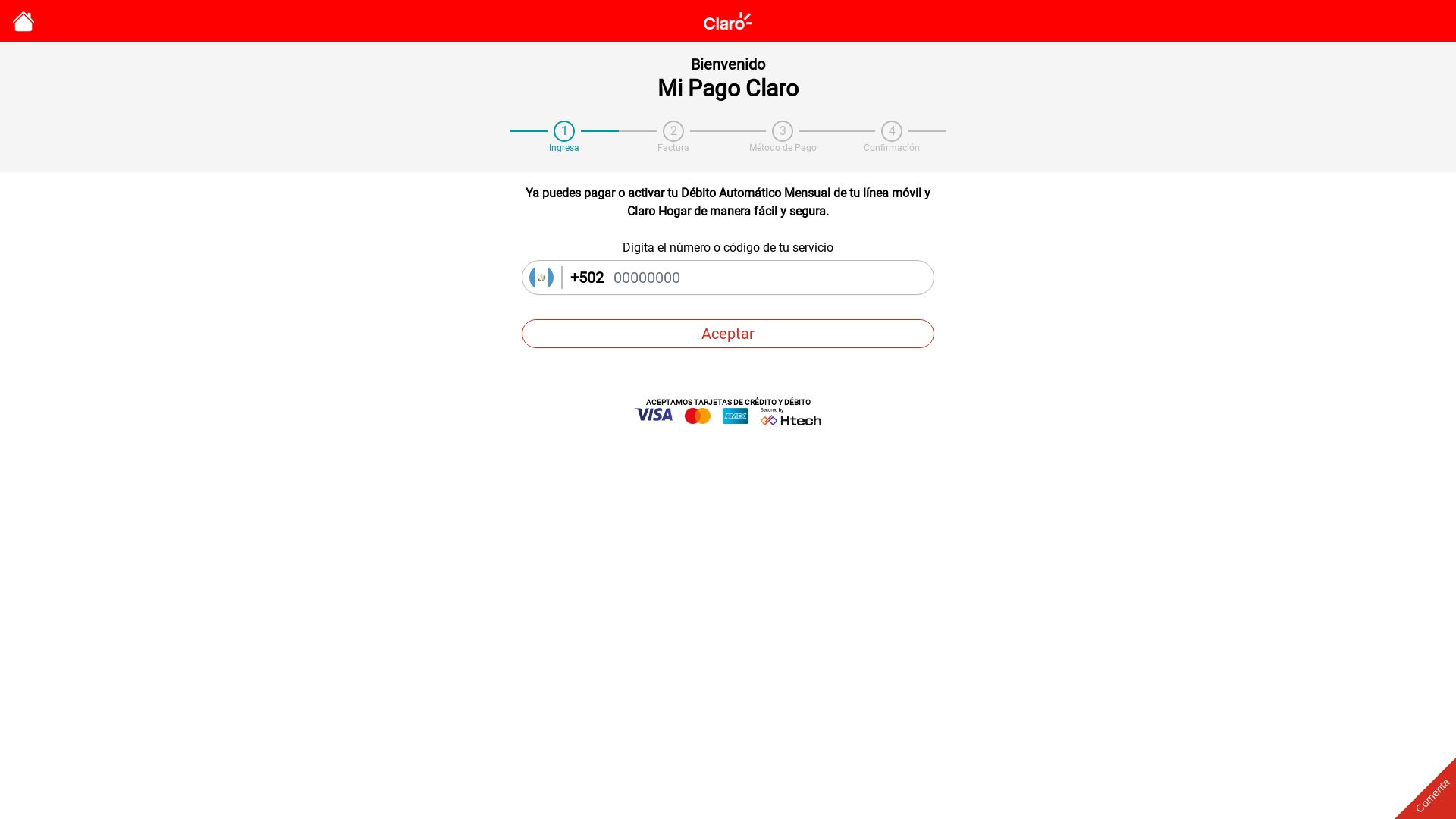État du site web gt.mipagoclaro.com est   EN LIGNE