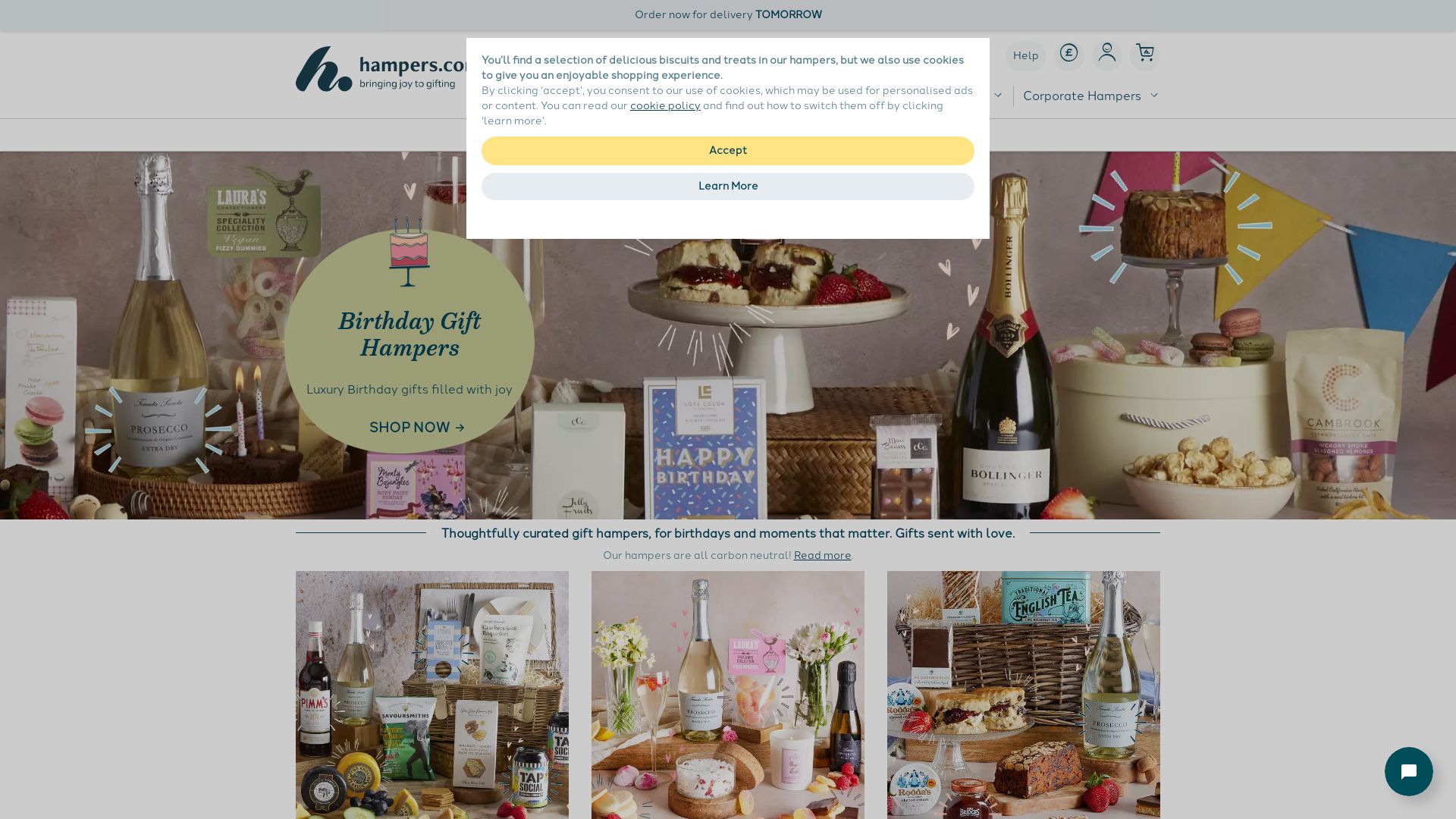 État du site web hamper.com est   EN LIGNE