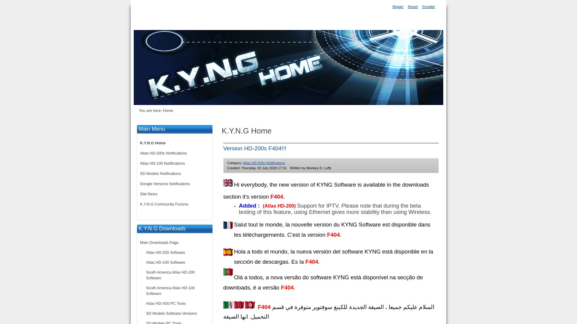État du site web home.kyngdvb.com est   EN LIGNE