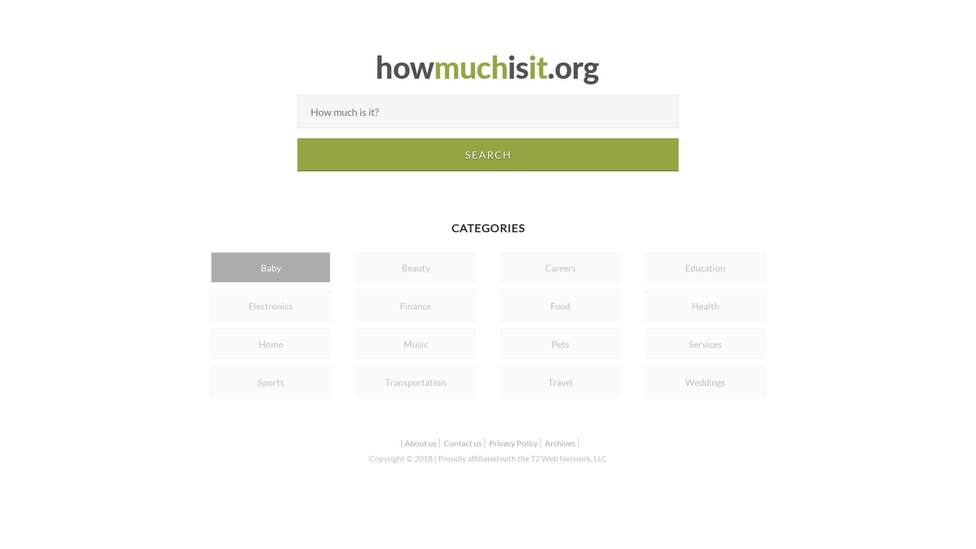 État du site web howmuchisit.org est   EN LIGNE