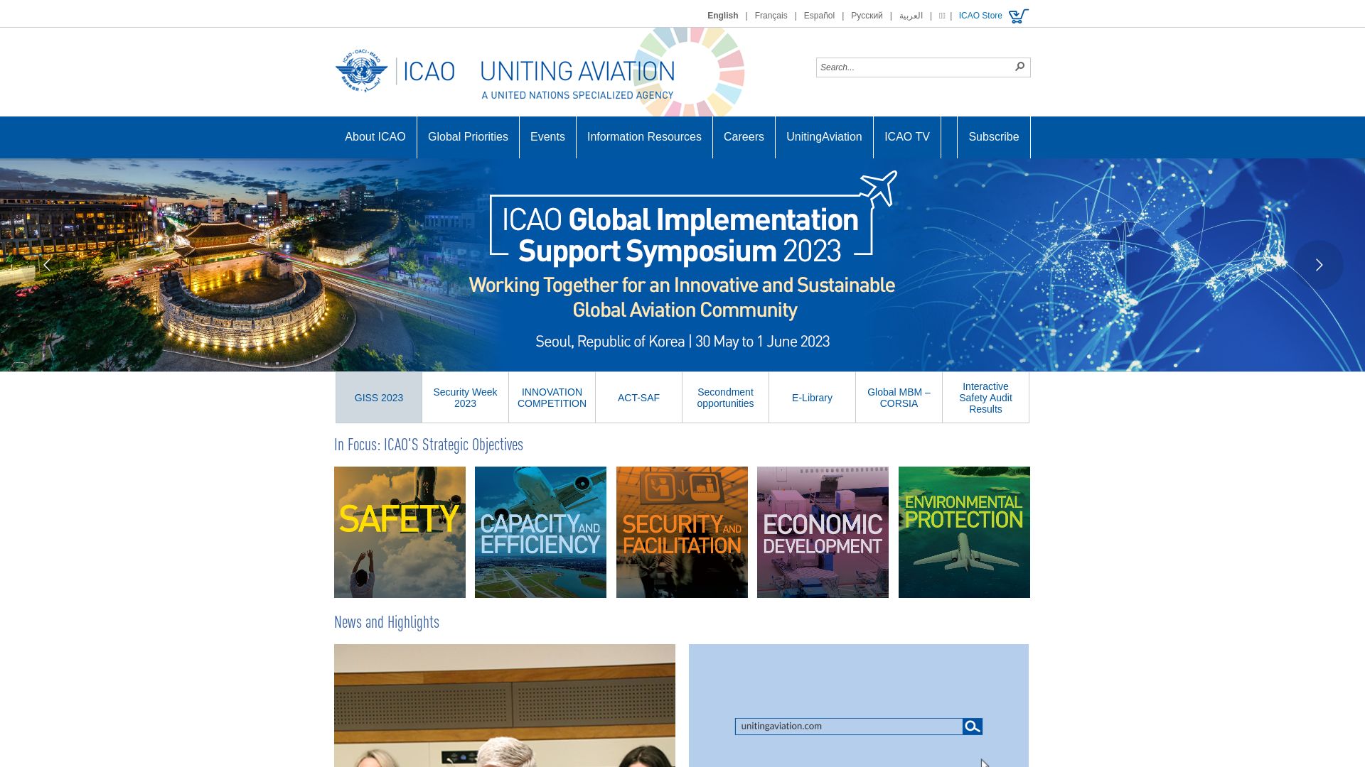 État du site web icao.int est   EN LIGNE