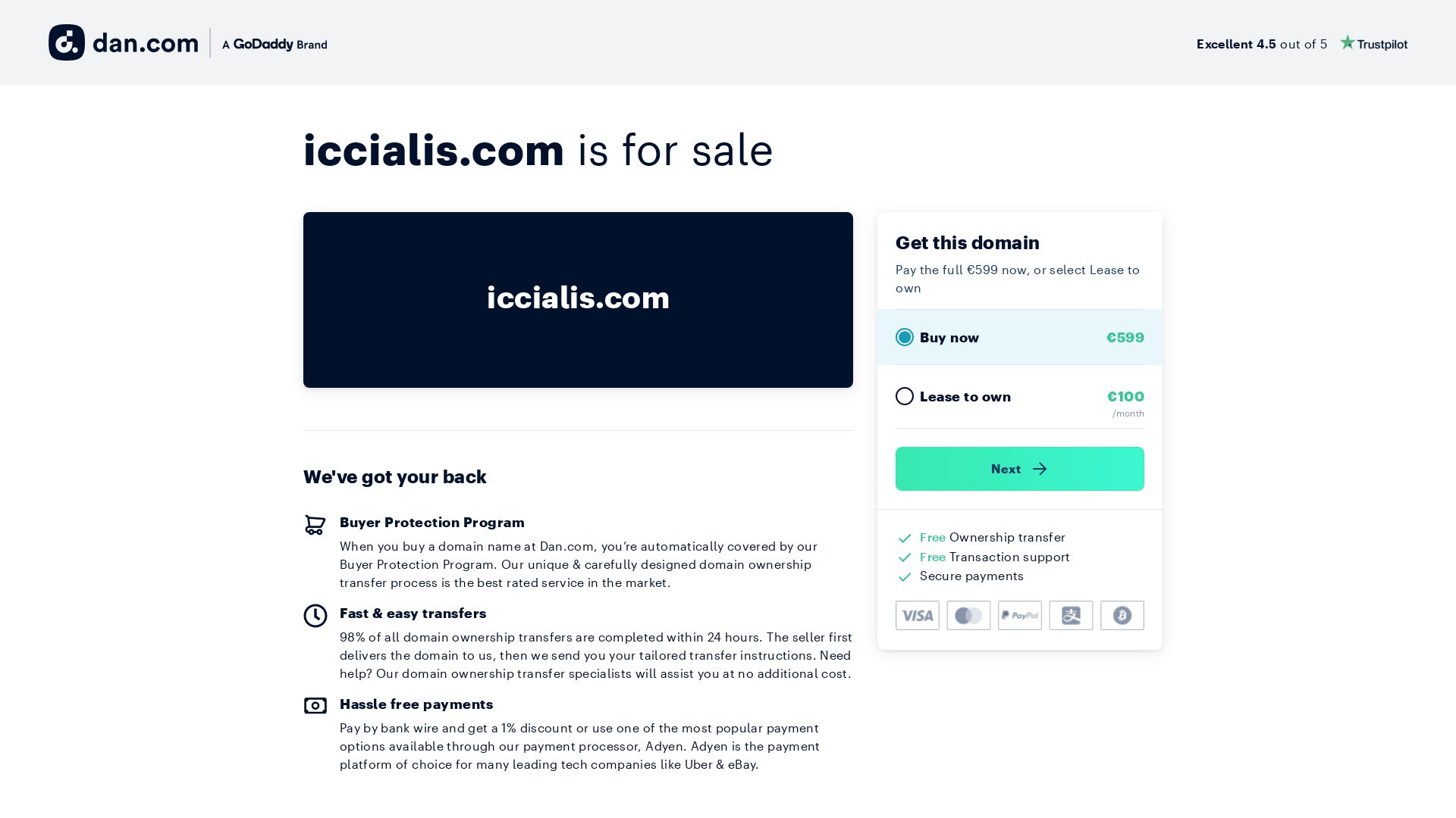 État du site web iccialis.com est   EN LIGNE
