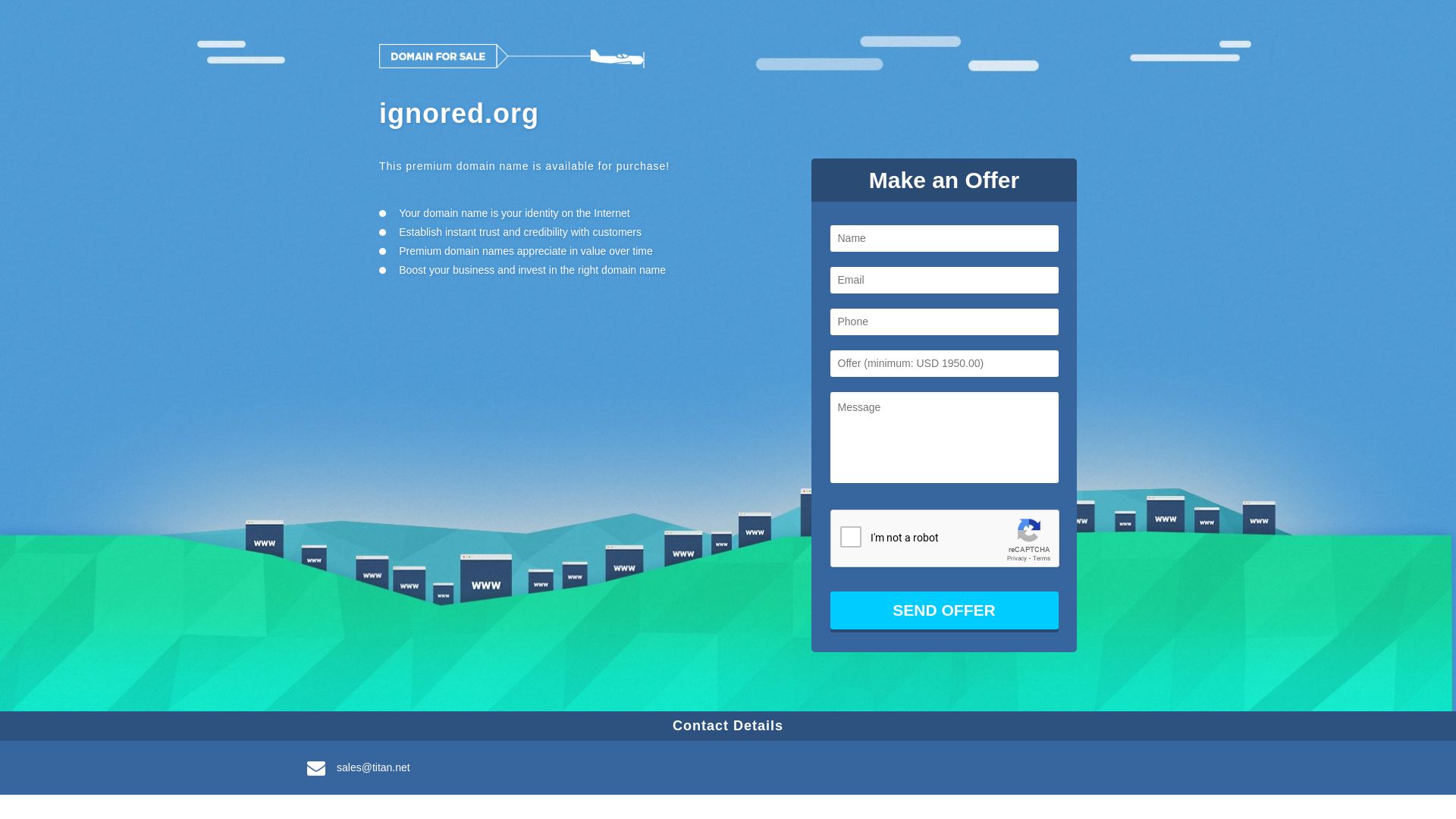 État du site web ignored.org est   EN LIGNE