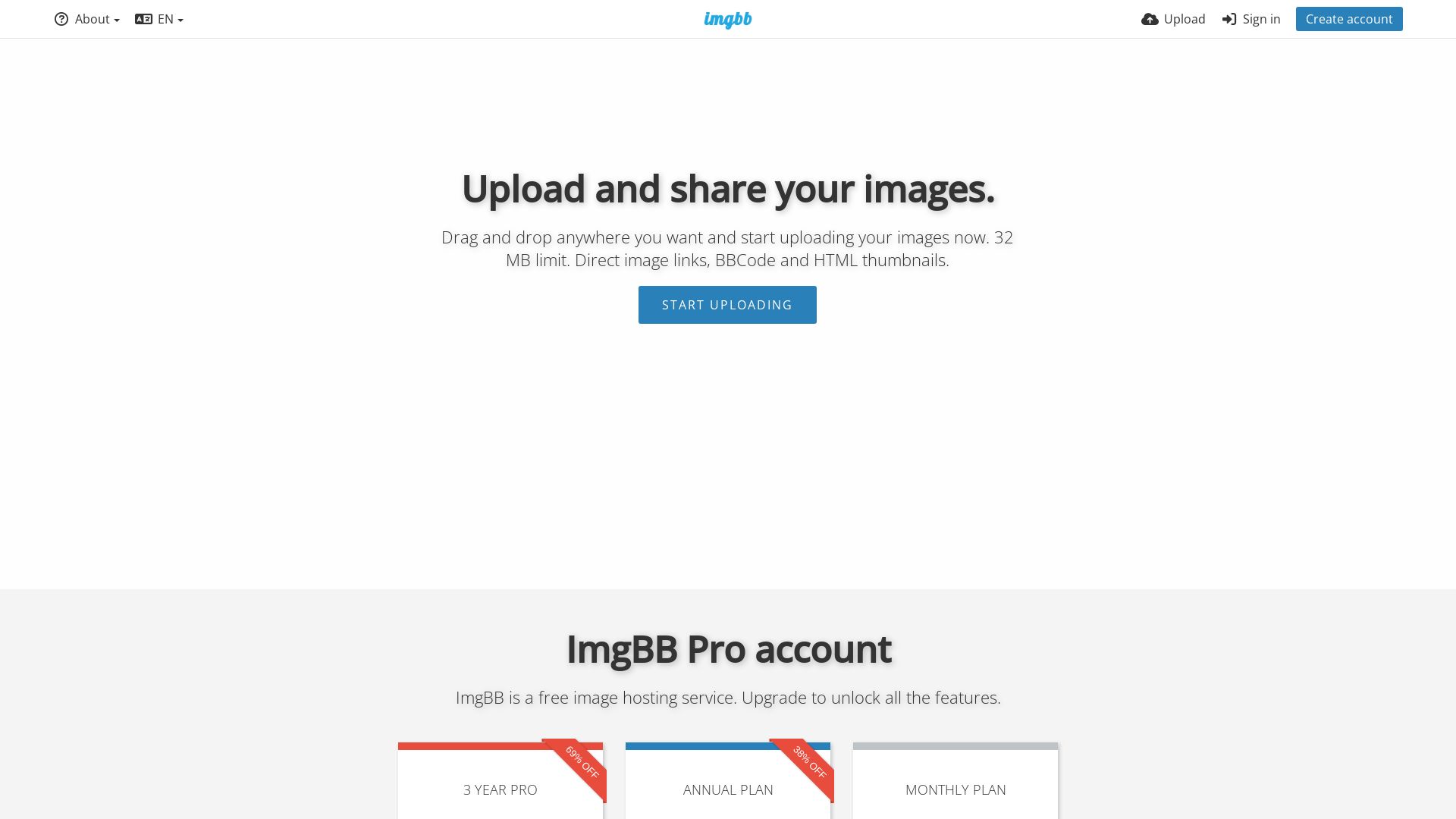 État du site web imgbb.com est   EN LIGNE