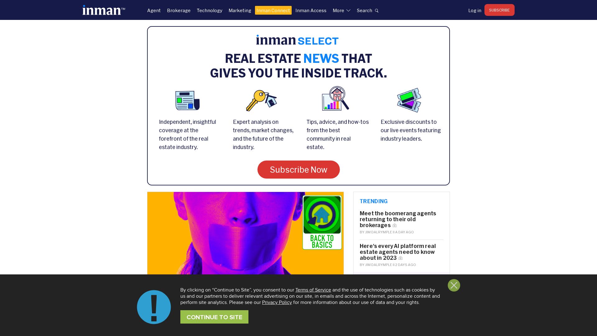 État du site web inman.com est   EN LIGNE