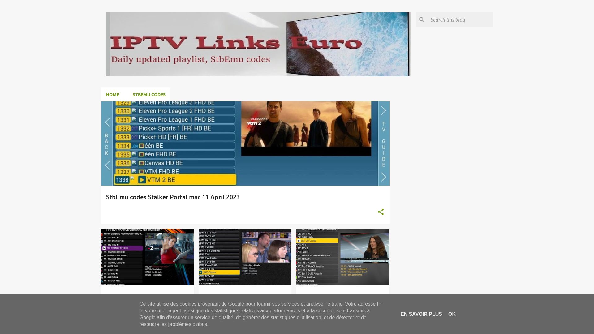 État du site web iptvlinkseuro.blogspot.com est   EN LIGNE