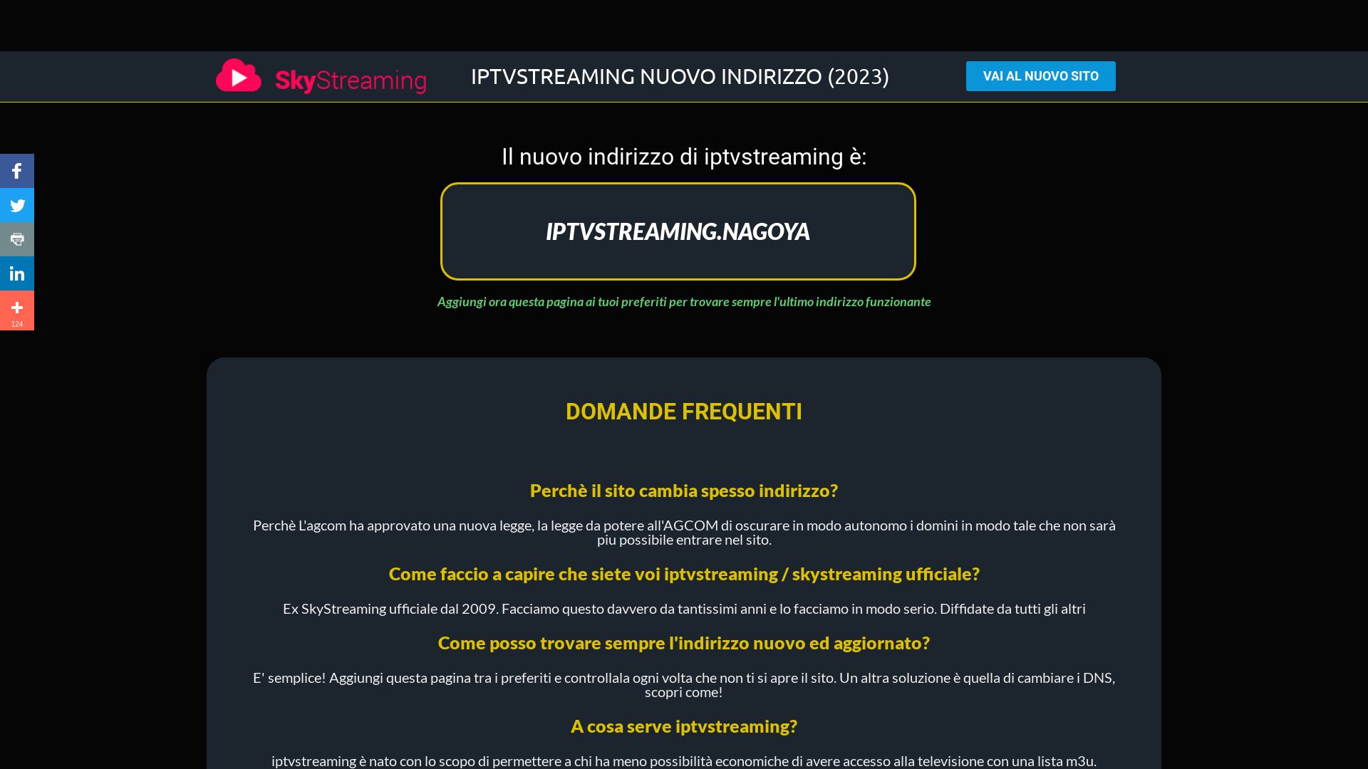 État du site web iptvstreaming-dominio.net est   EN LIGNE