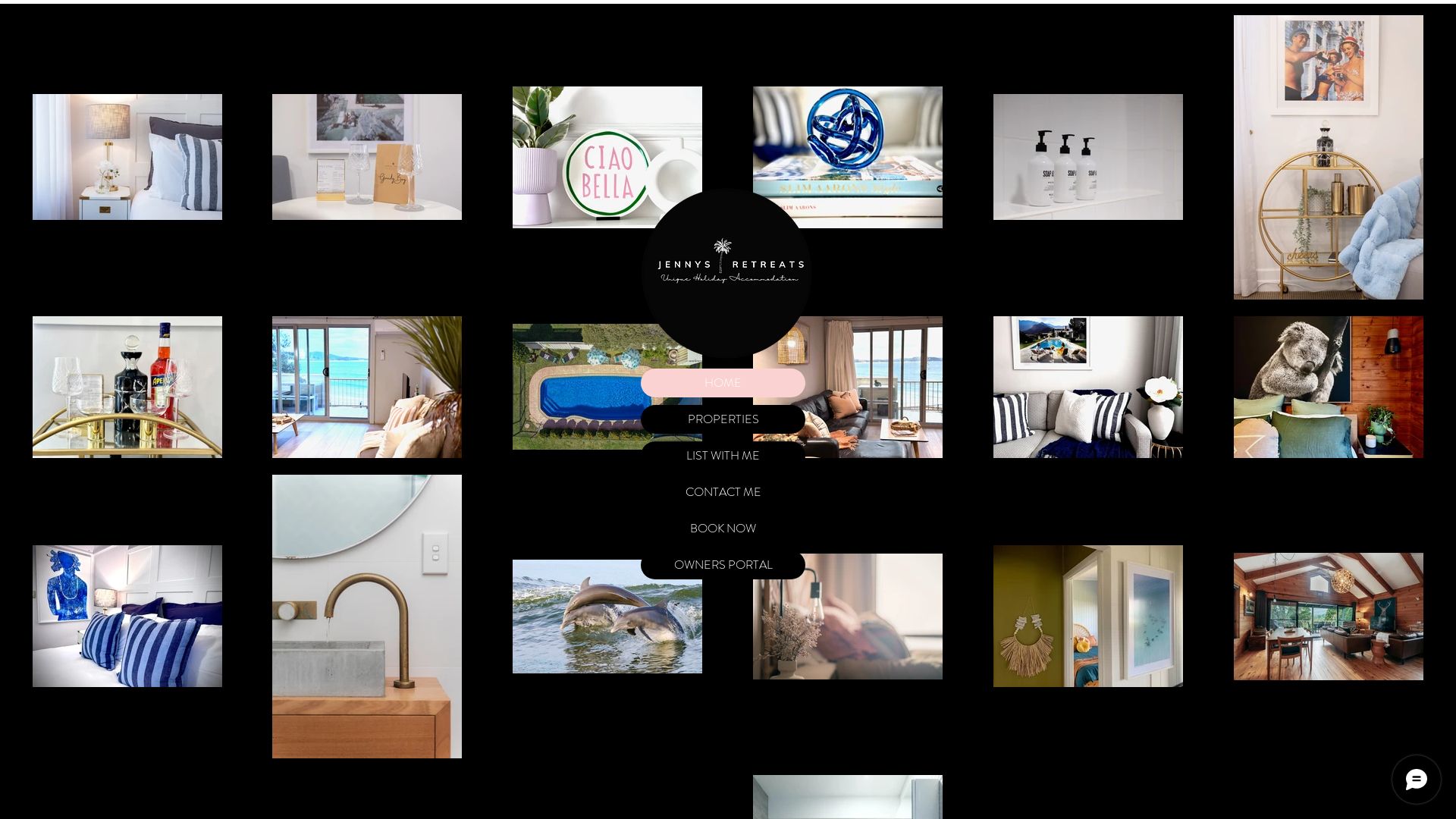 État du site web jennysretreats.com.au est   EN LIGNE