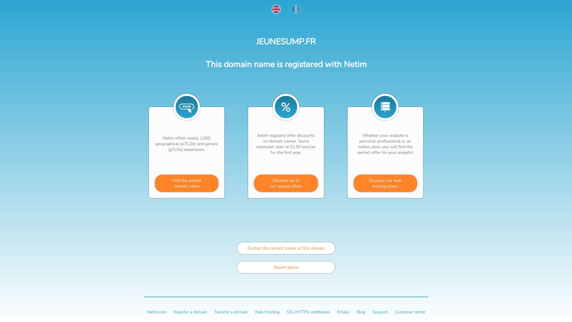 État du site web jeunesump.fr est   EN LIGNE