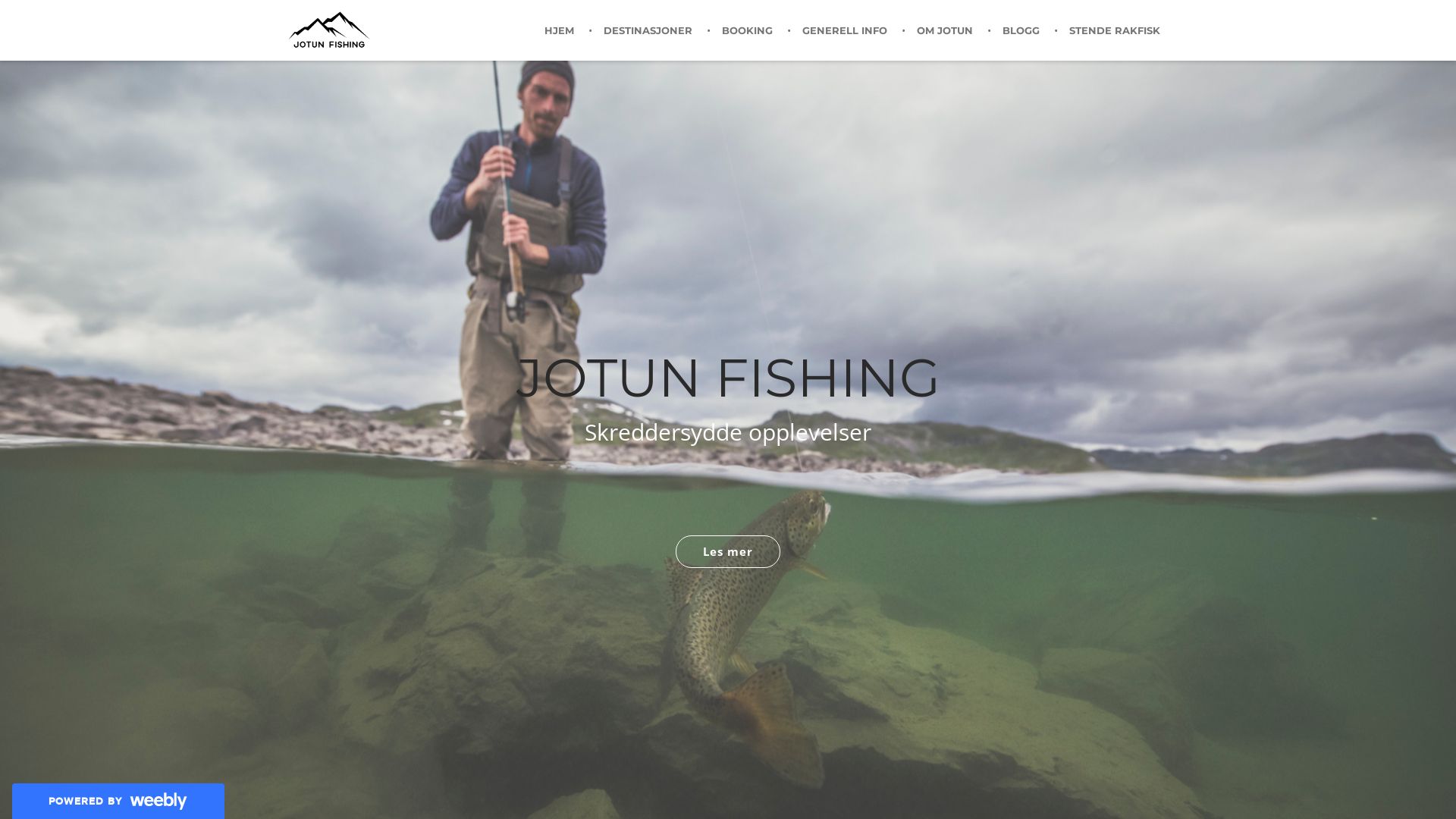 État du site web jotunfishing.no est   EN LIGNE