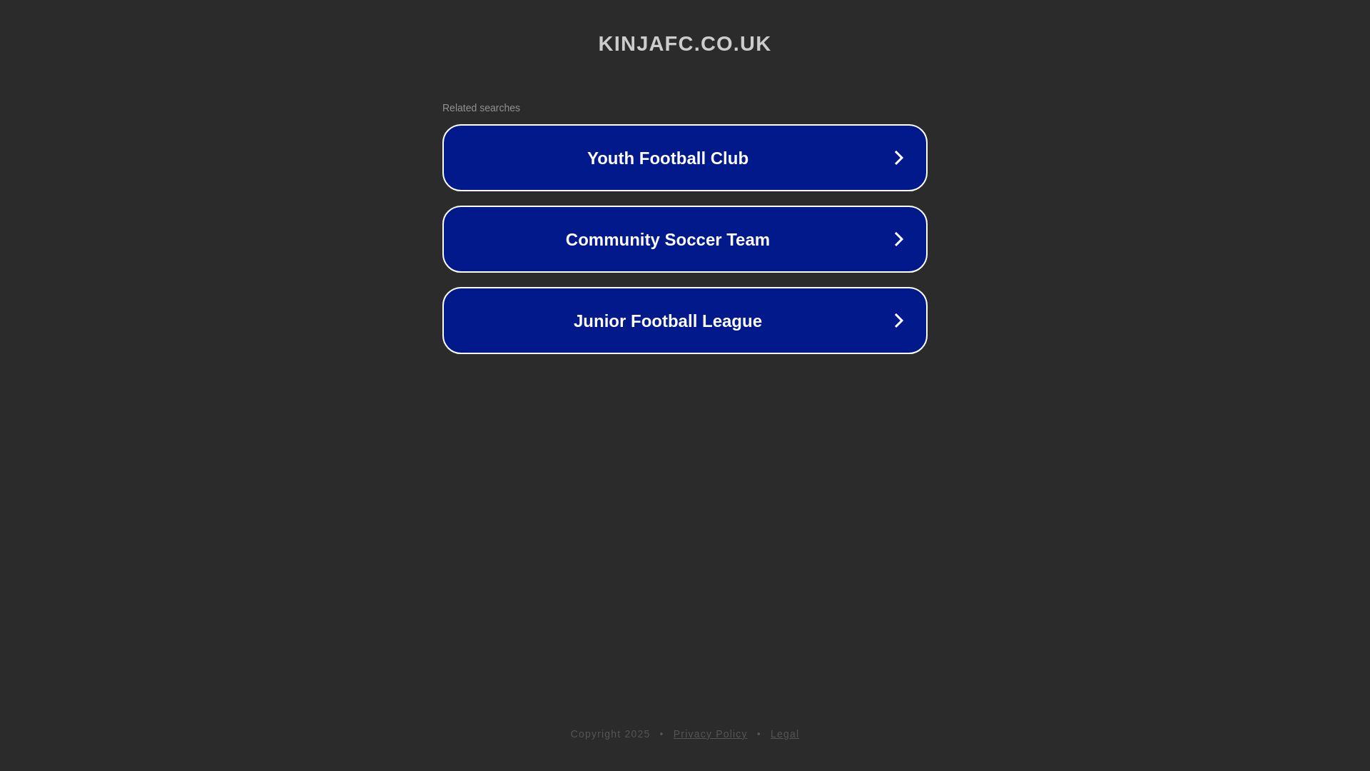 État du site web kinjafc.co.uk est   EN LIGNE