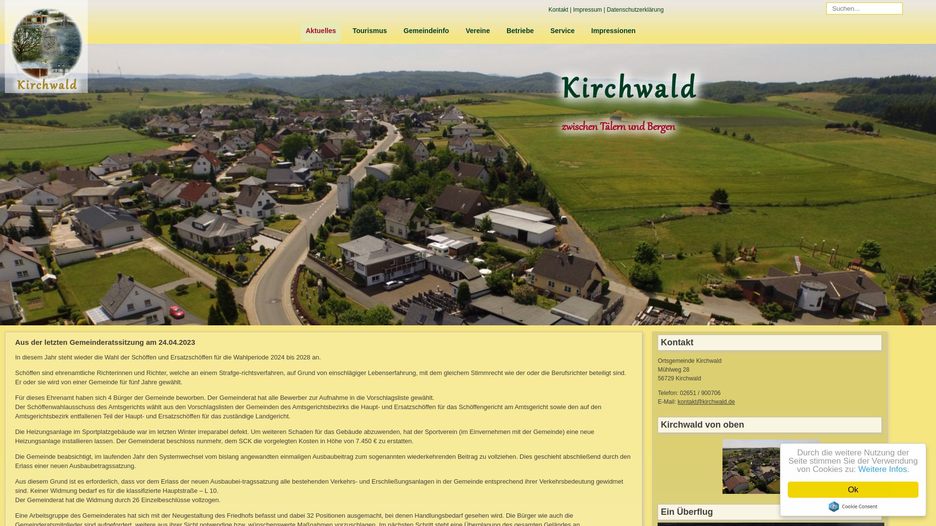 État du site web kirchwald.de est   EN LIGNE