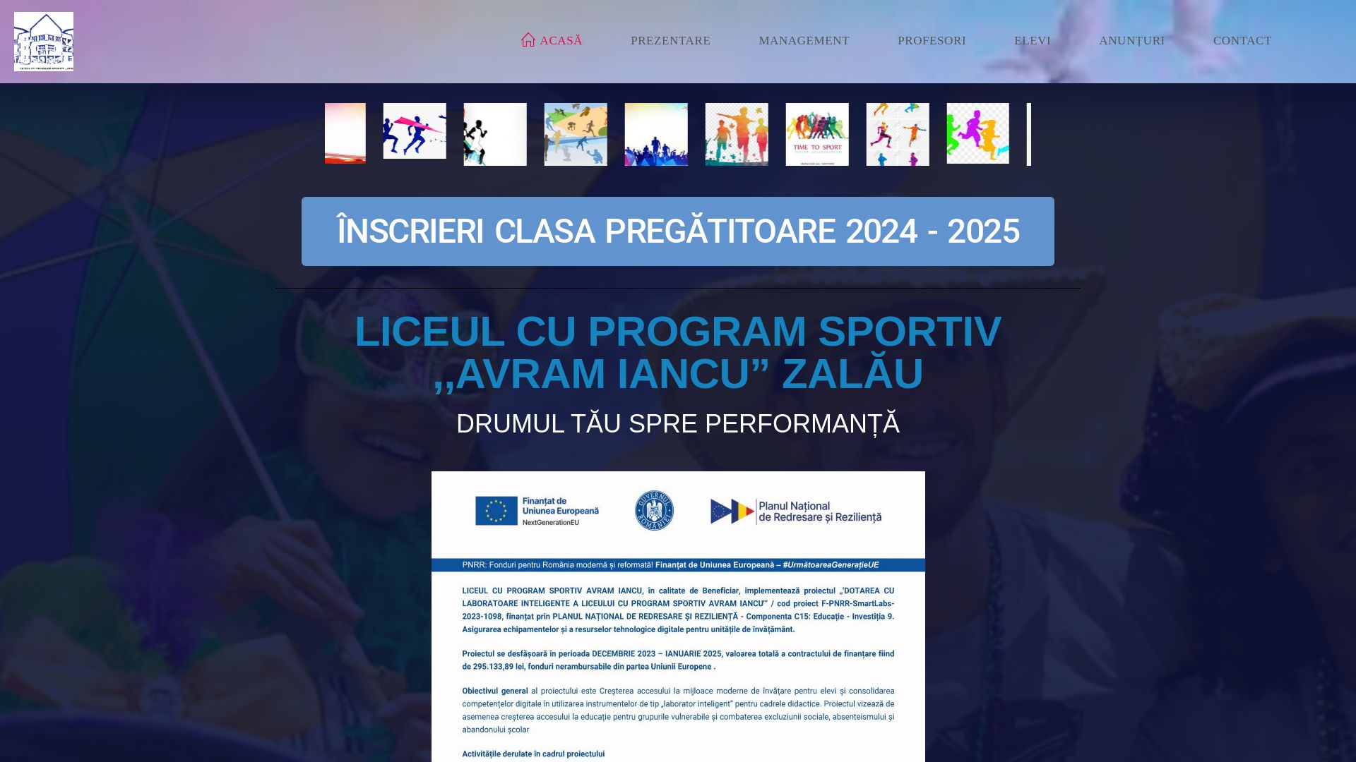 État du site web liceulsportivzalau.ro est   EN LIGNE