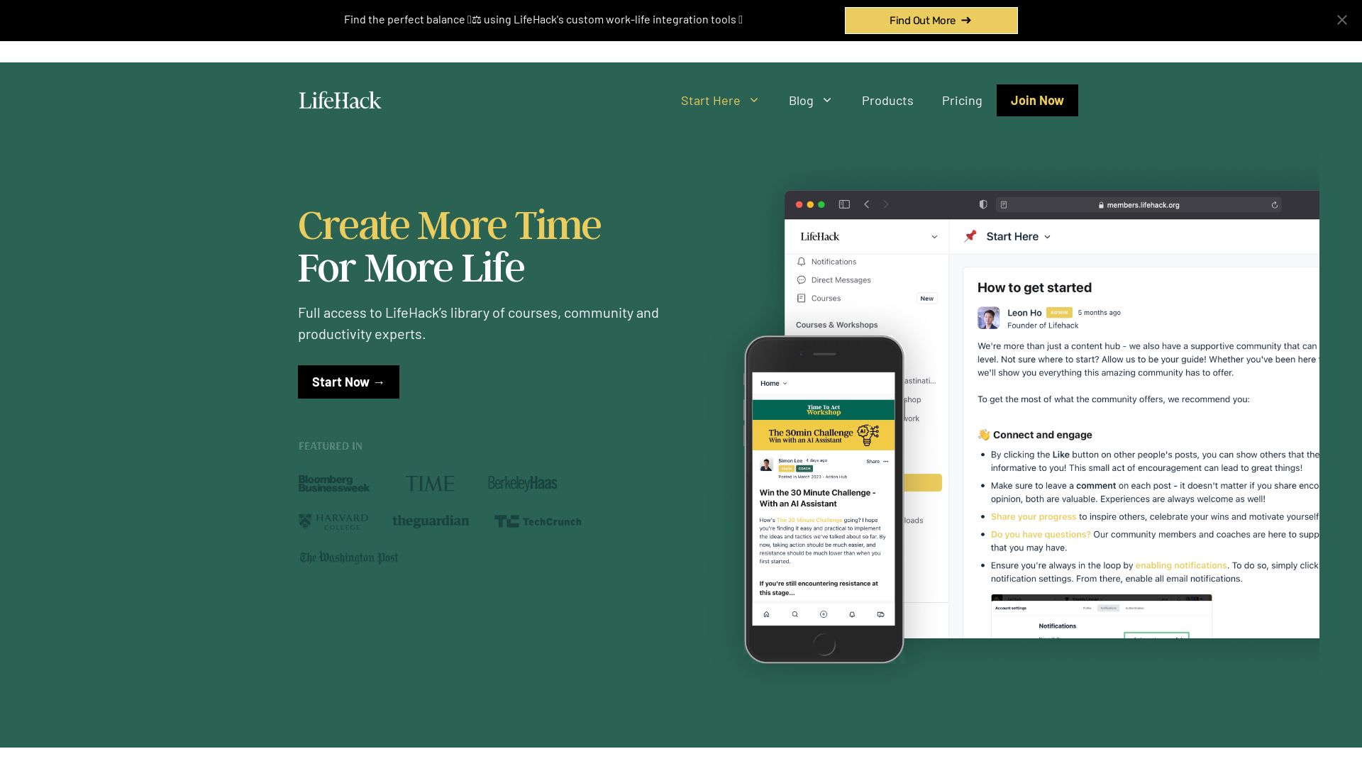 État du site web lifehack.org est   EN LIGNE