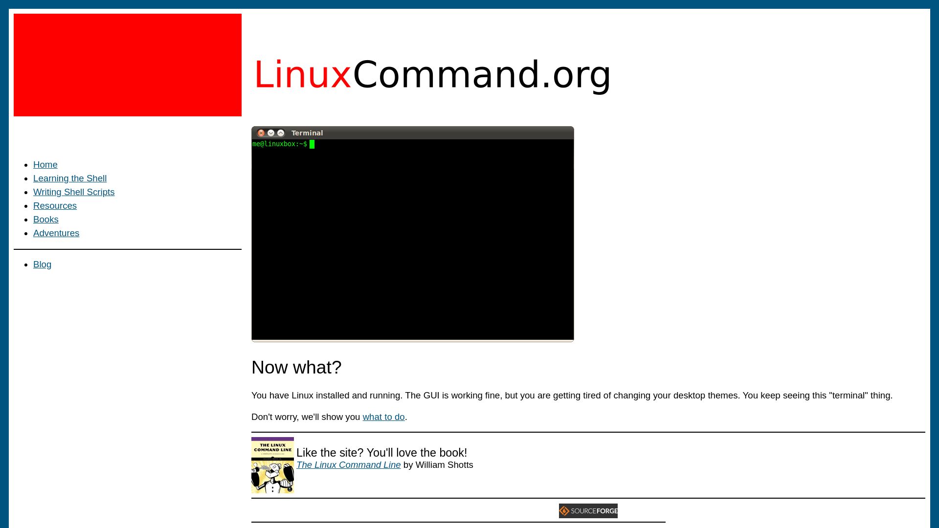 État du site web linuxcommand.org est   EN LIGNE