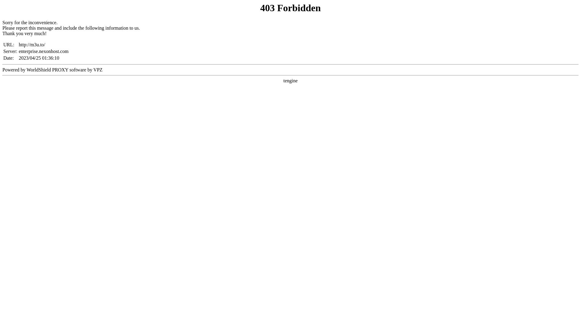 État du site web m3u.to est   EN LIGNE