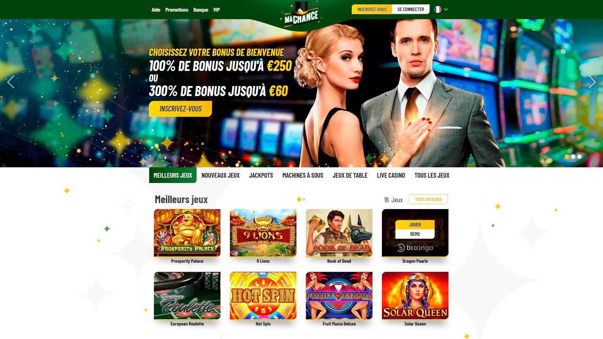 État du site web machance-casino.org est   EN LIGNE