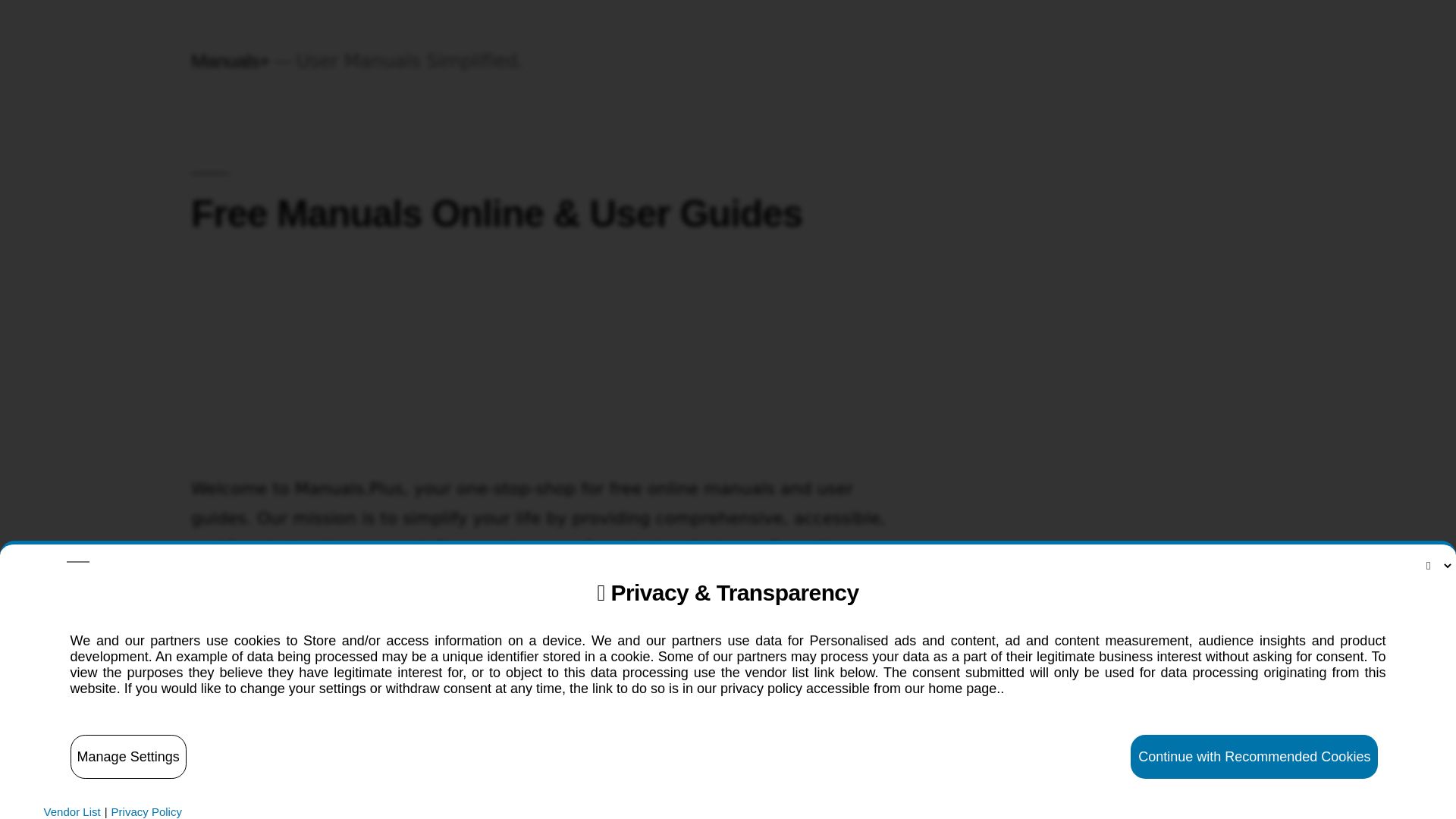 État du site web manuals.plus est   EN LIGNE