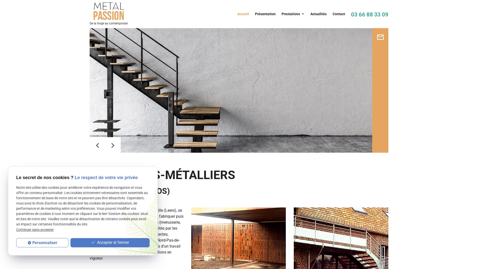 État du site web metalpassion.fr est   EN LIGNE