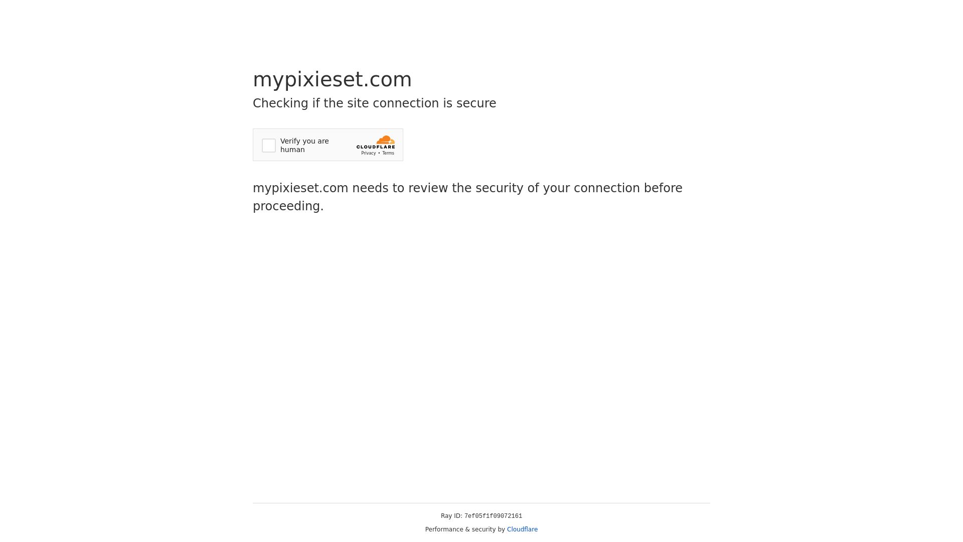 État du site web mypixieset.com est   EN LIGNE