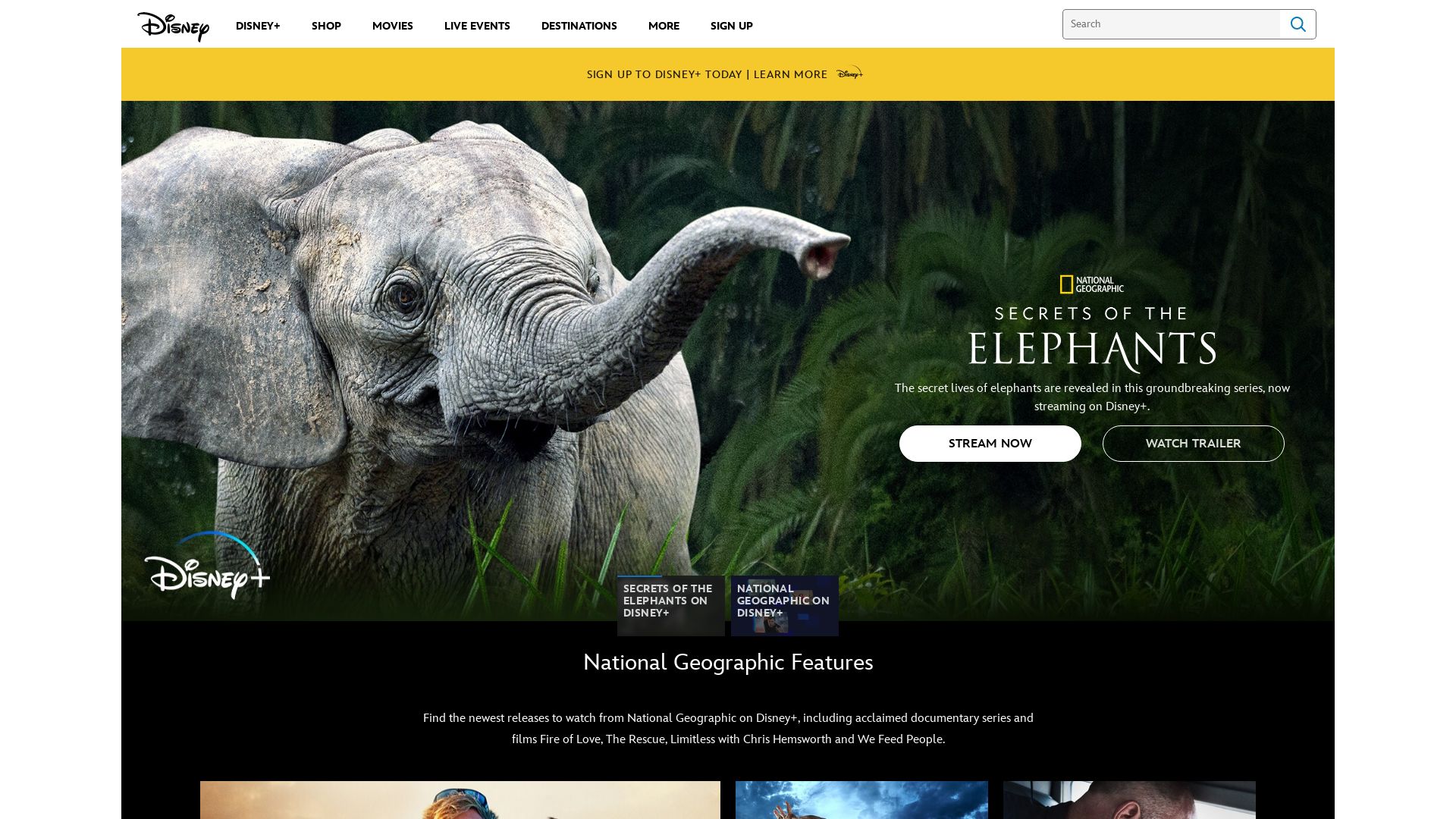État du site web nationalgeographic.com.au est   EN LIGNE