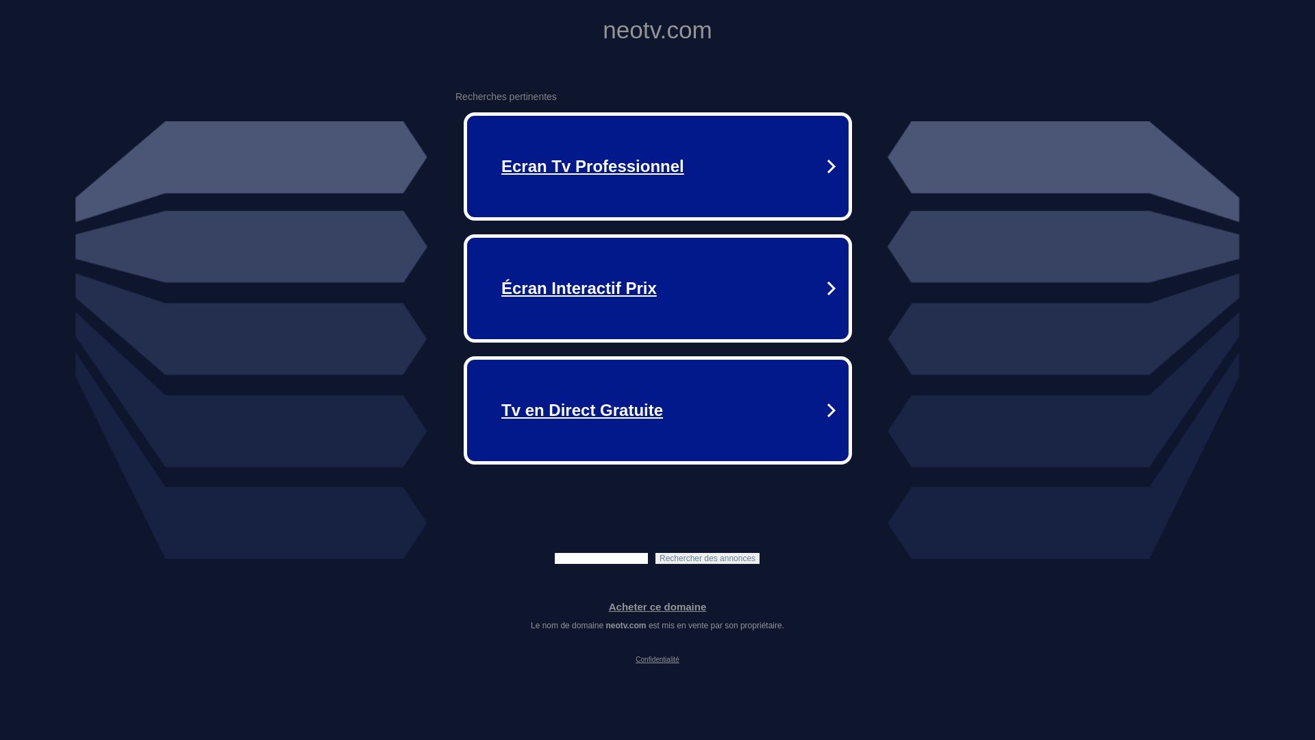 État du site web neotv.com est   EN LIGNE