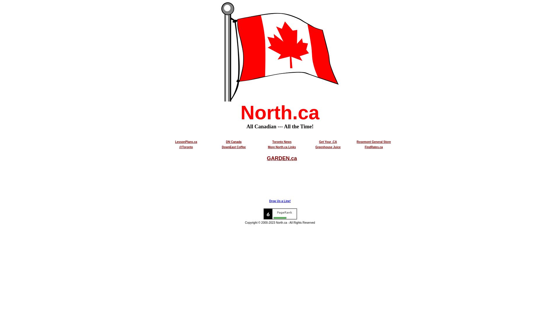 État du site web north.ca est   EN LIGNE