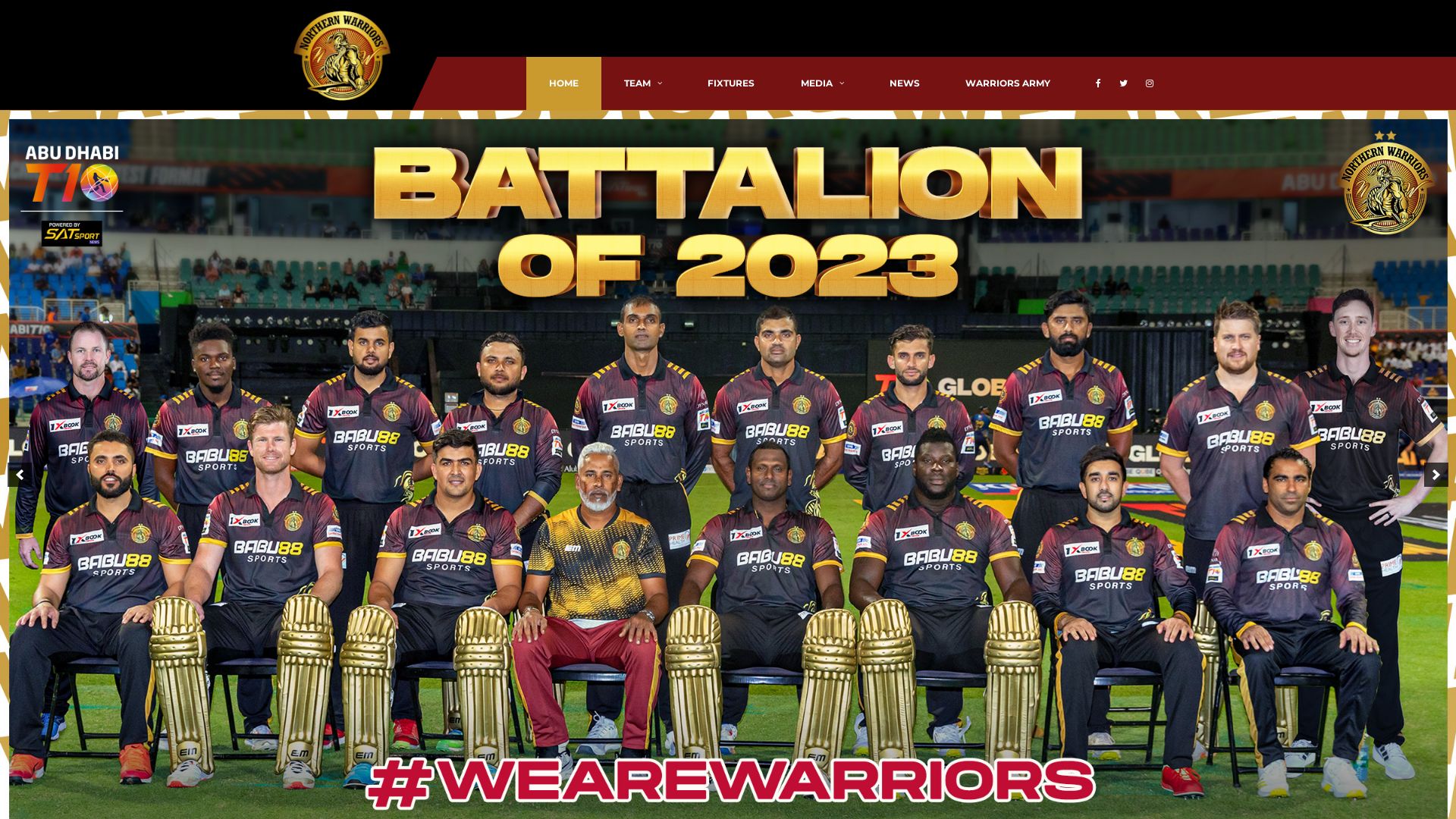 État du site web northernwarriors.ae est   EN LIGNE