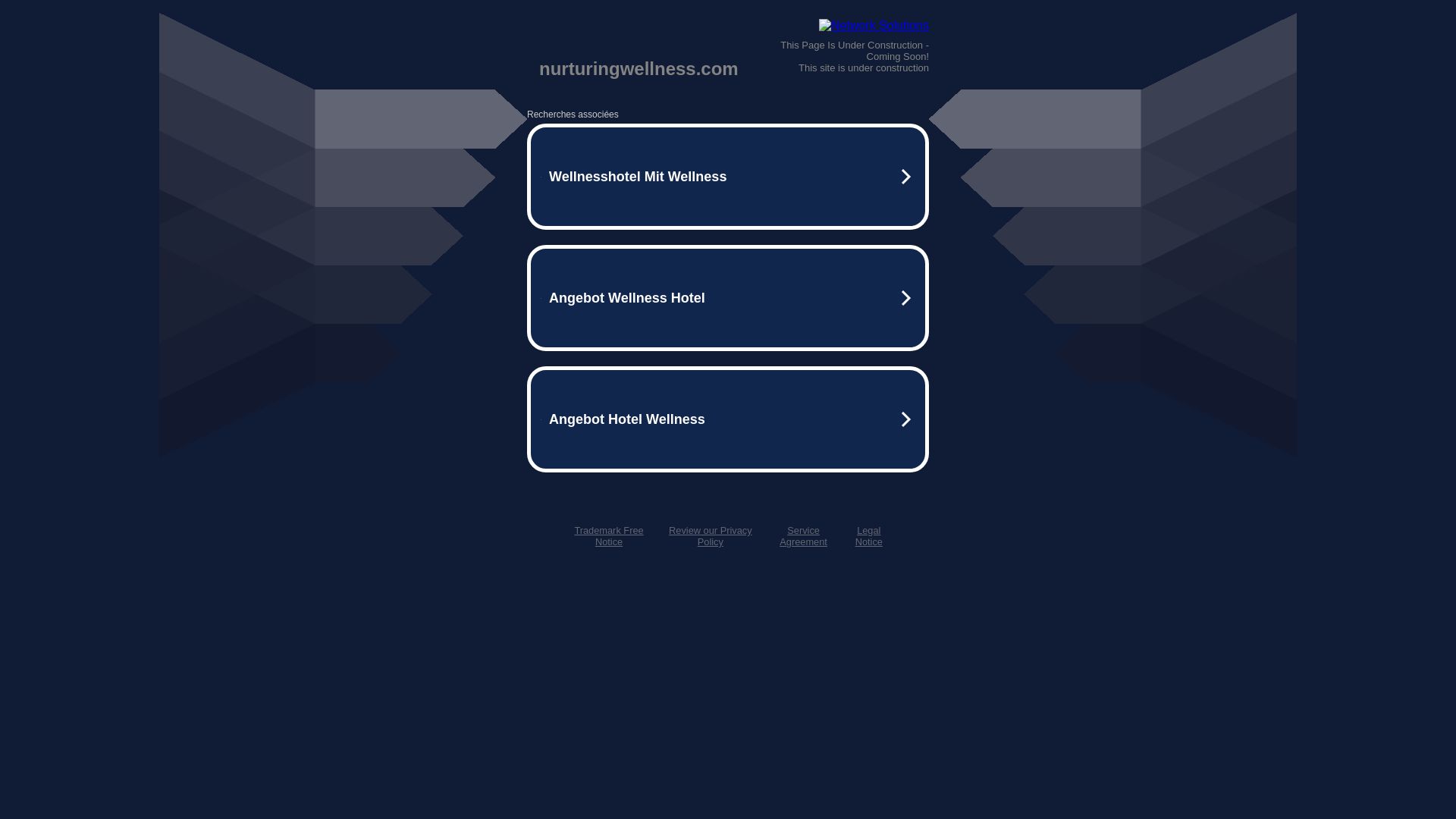 État du site web nurturingwellness.com est   EN LIGNE