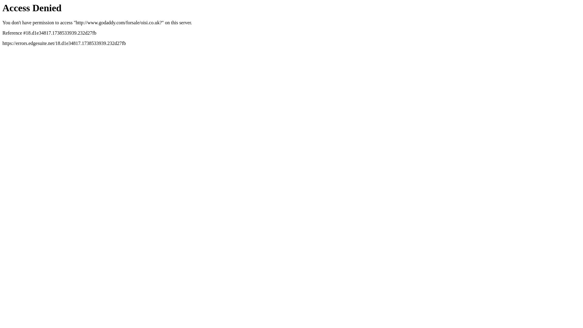 État du site web oisi.co.uk est   EN LIGNE