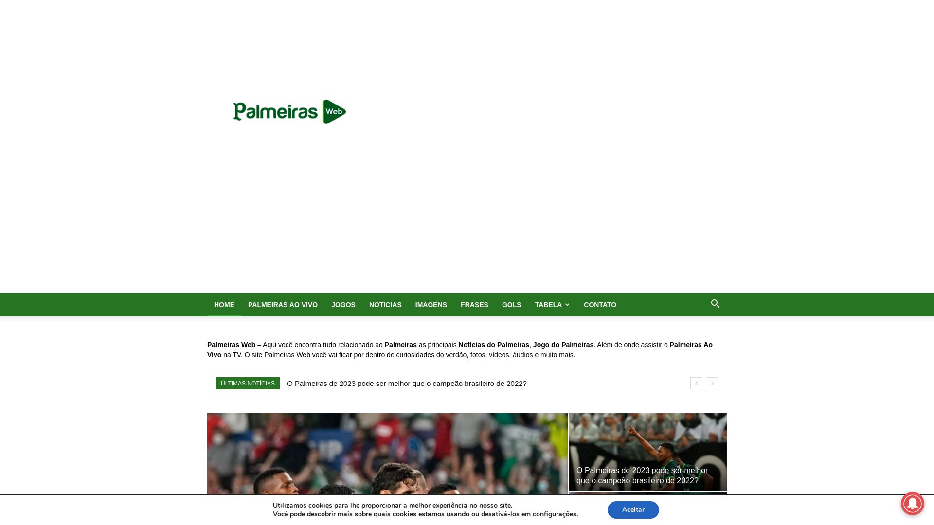 État du site web palmeirasweb.com est   EN LIGNE