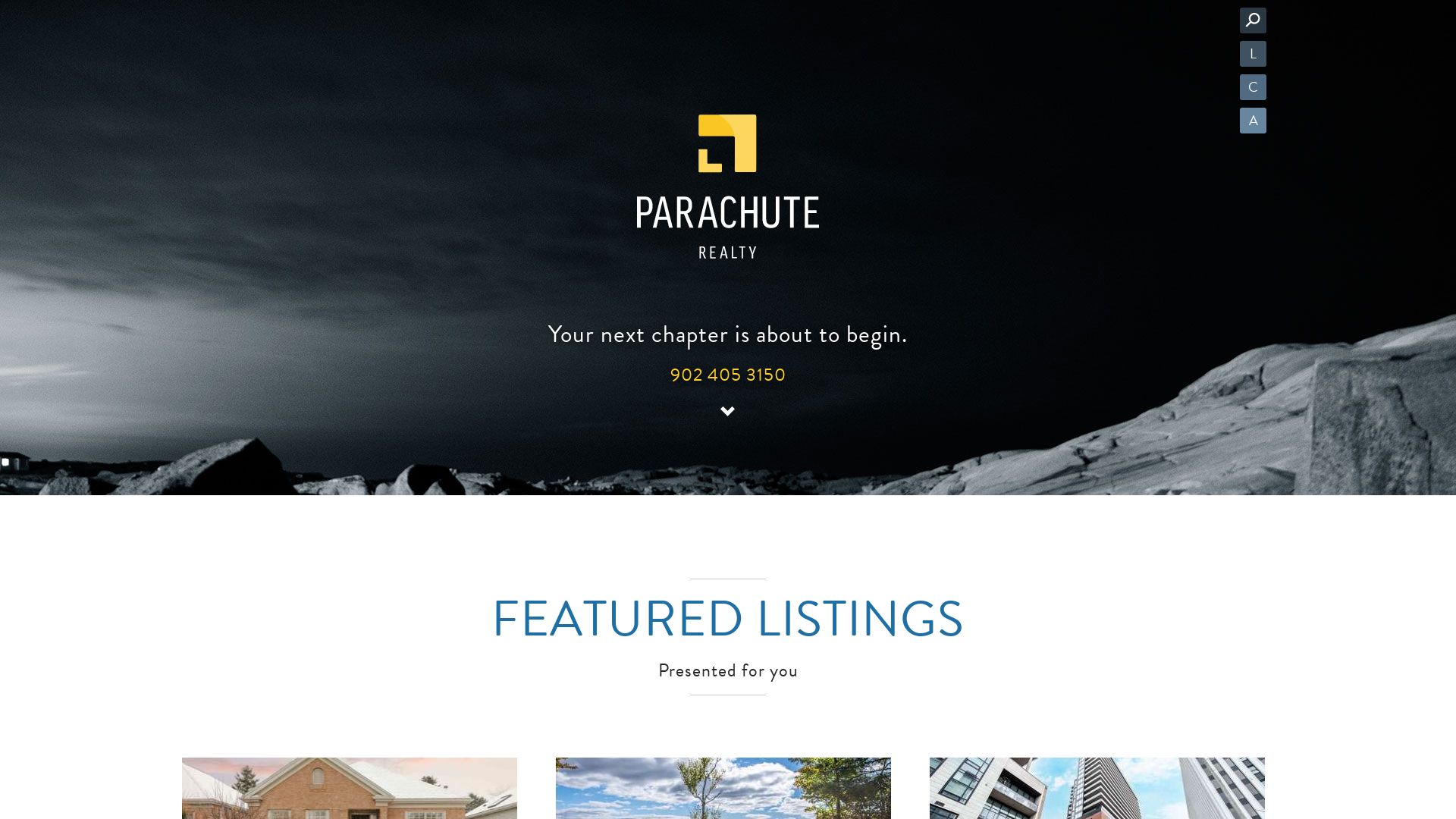 État du site web parachuterealty.ca est   EN LIGNE