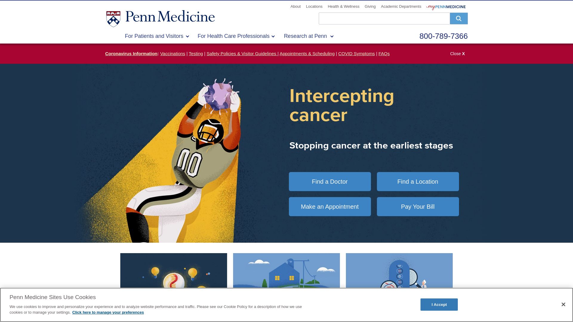 État du site web pennmedicine.org est   EN LIGNE