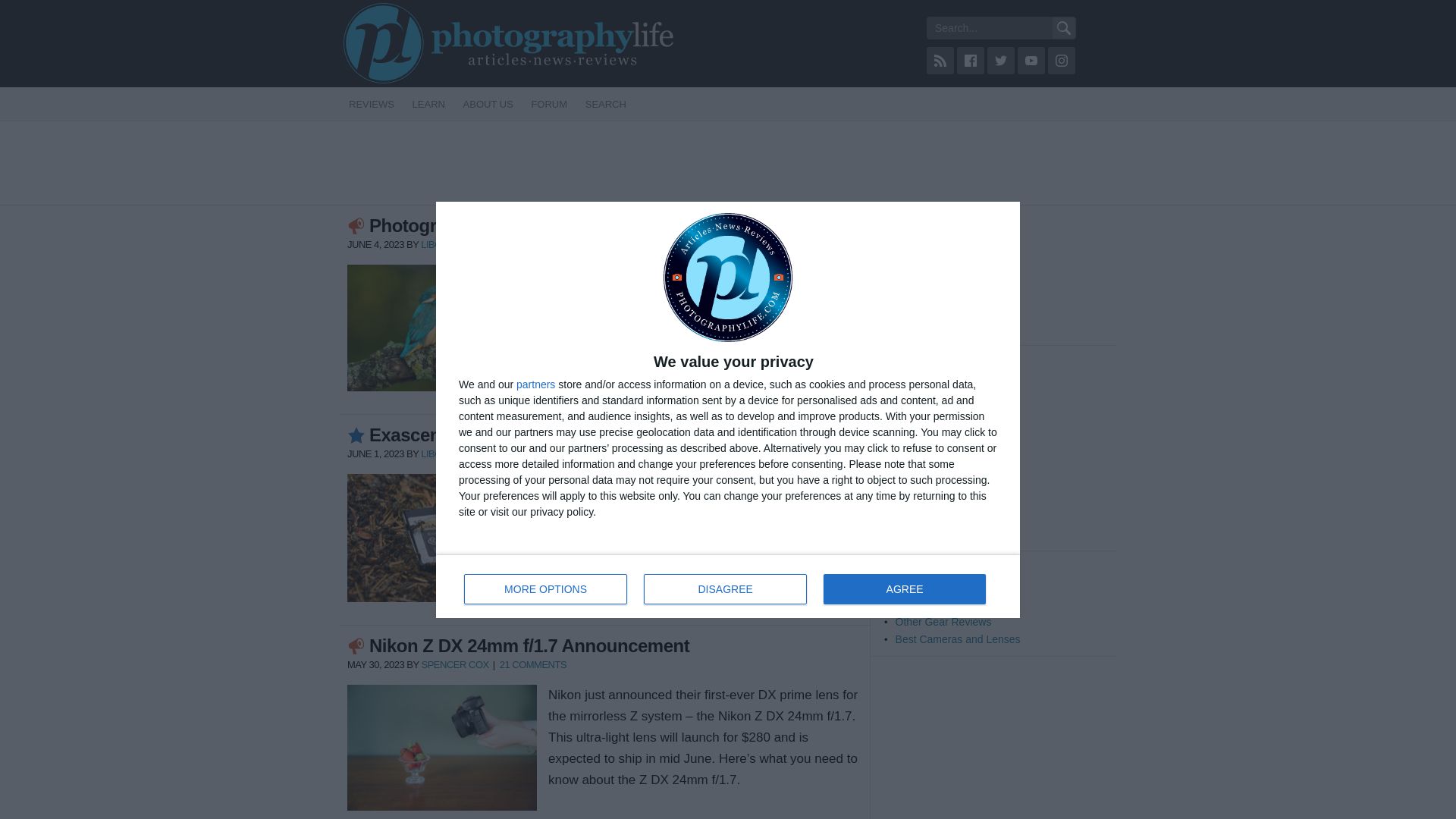 État du site web photographylife.com est   EN LIGNE