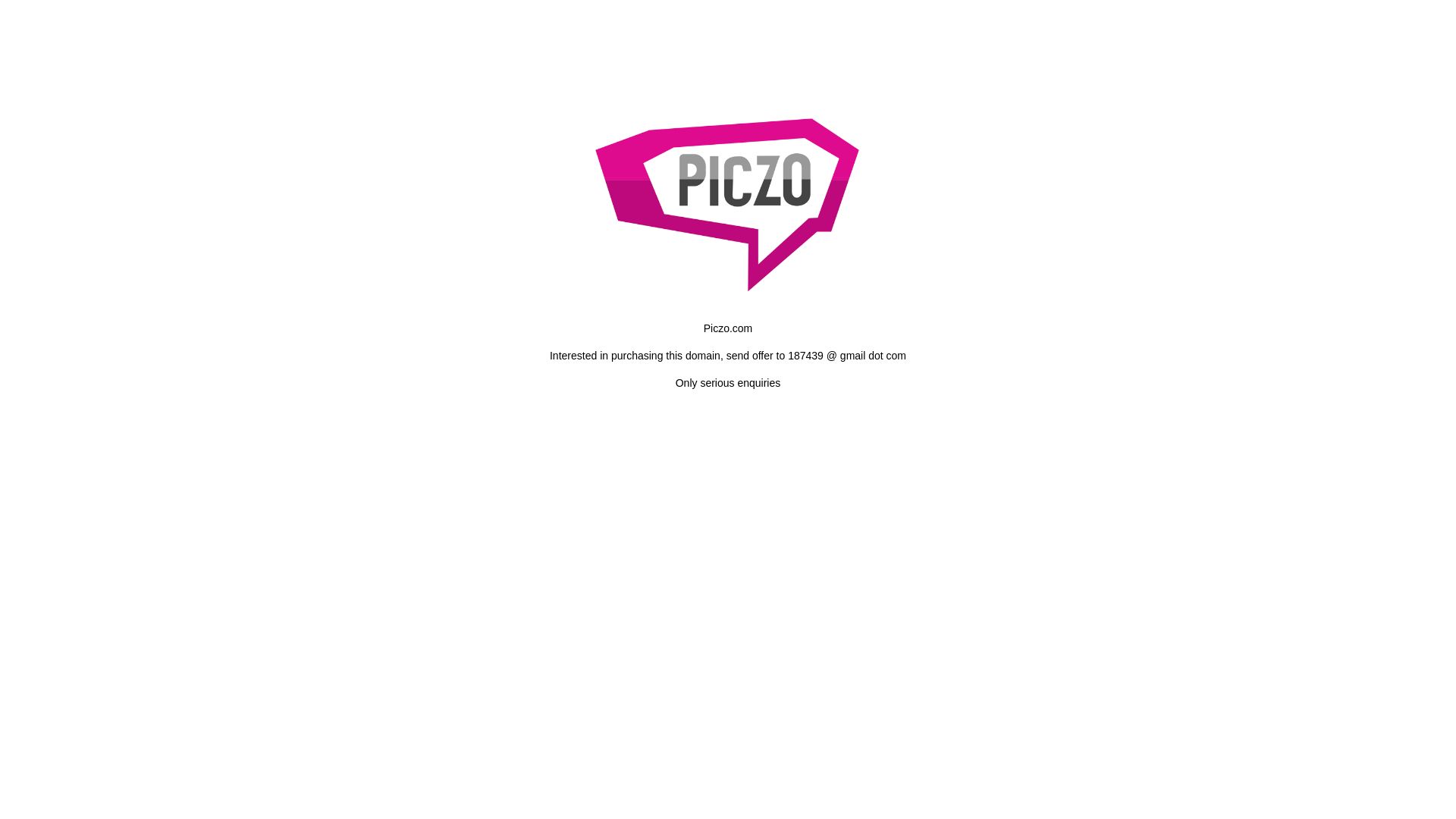 État du site web piczo.com est   EN LIGNE