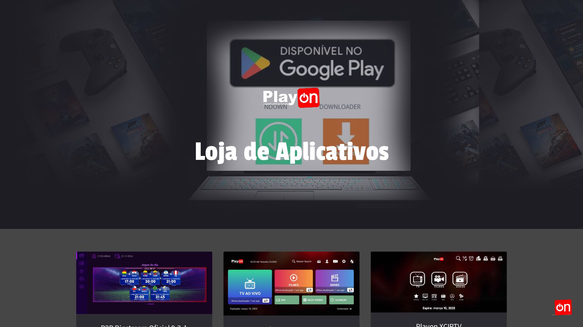 État du site web playontv.shop est   EN LIGNE