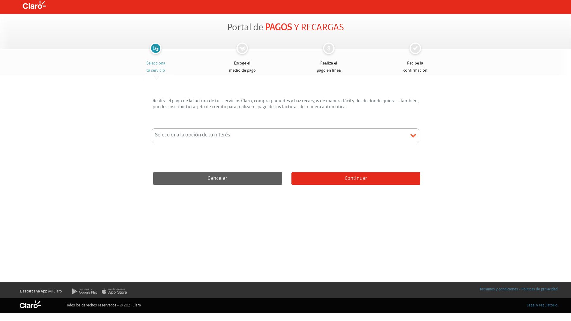 État du site web portalpagos.claro.com.co est   EN LIGNE