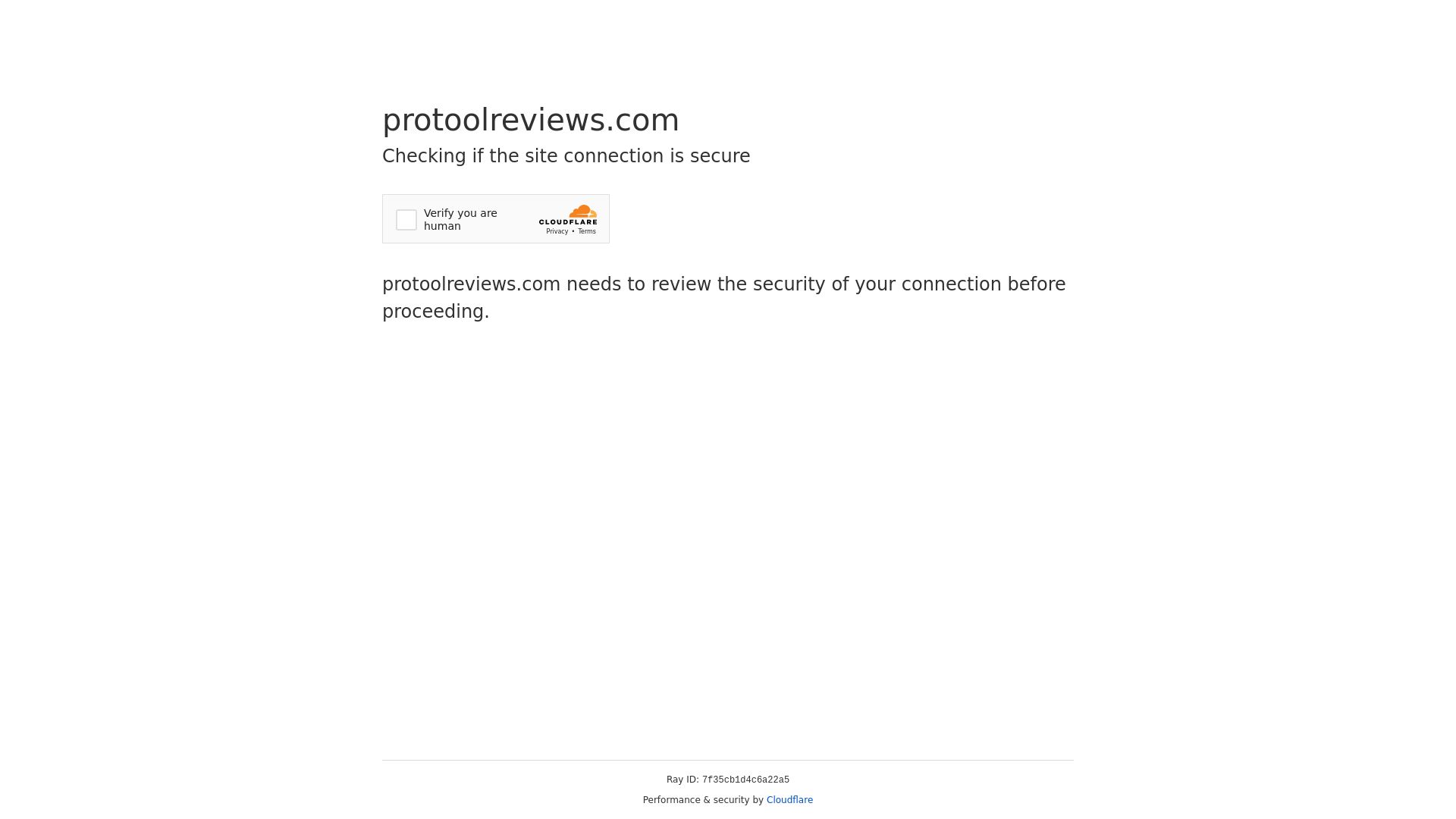 État du site web protoolreviews.com est   EN LIGNE