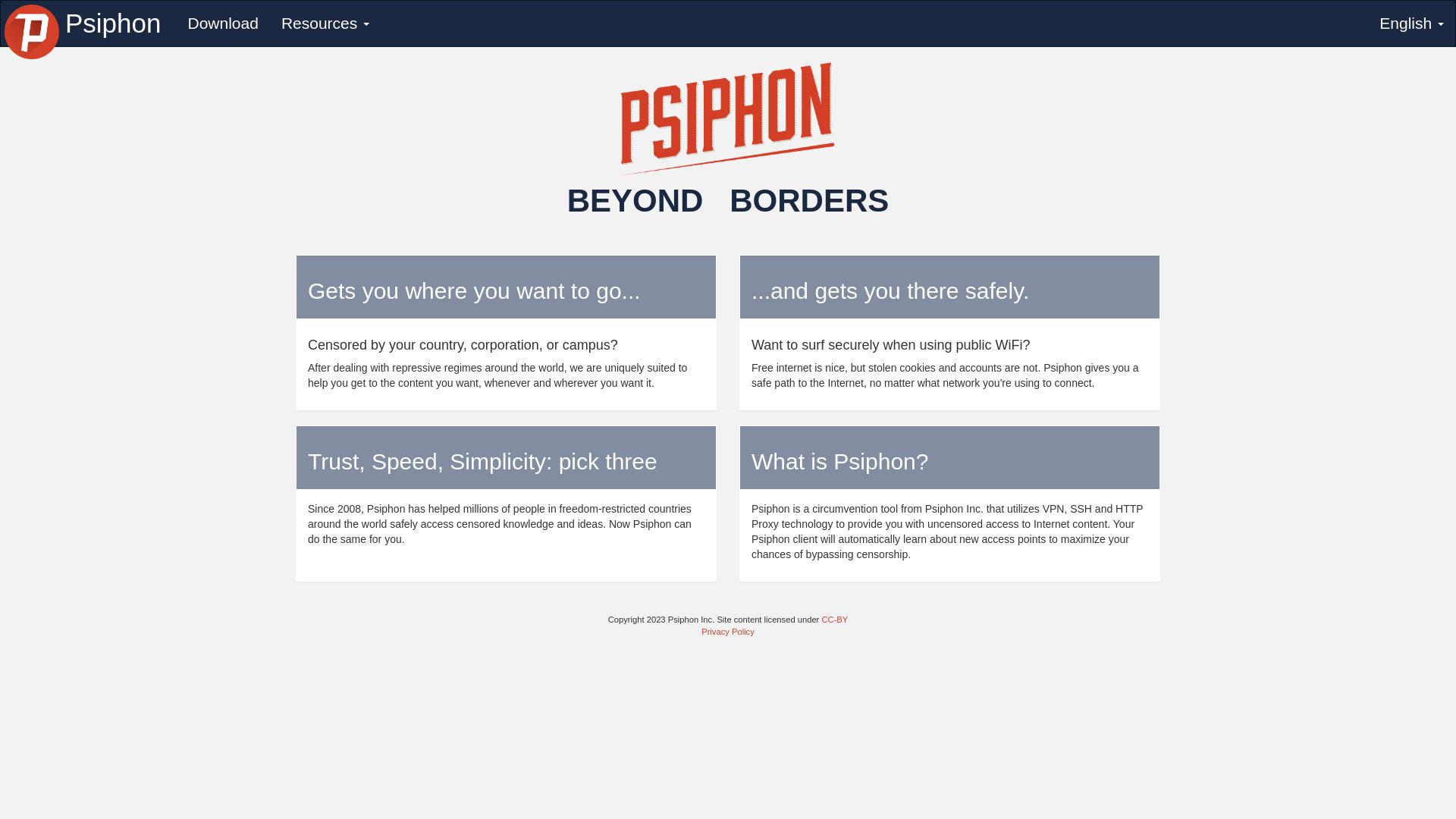 État du site web psiphon3.com est   EN LIGNE