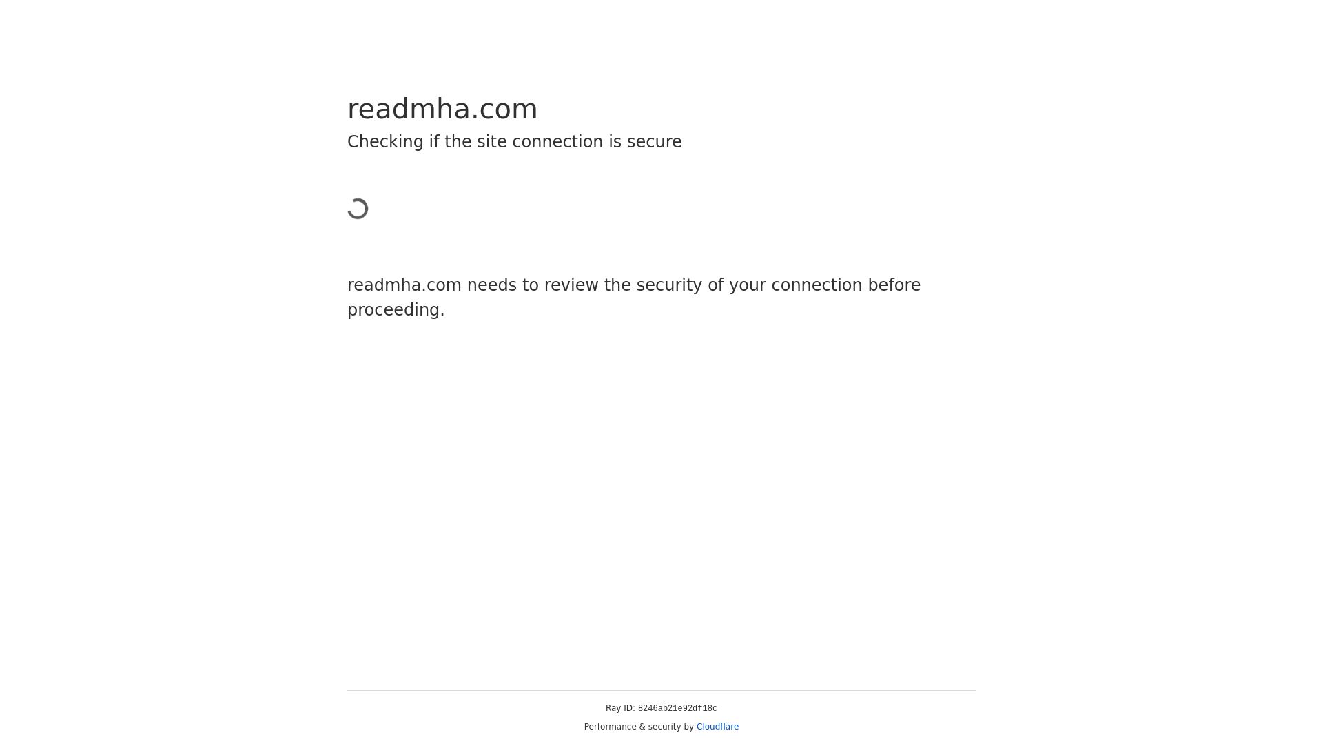 État du site web readmha.com est   EN LIGNE