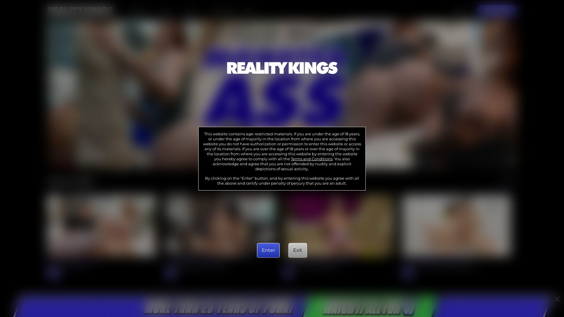 État du site web realitykings.com est   EN LIGNE