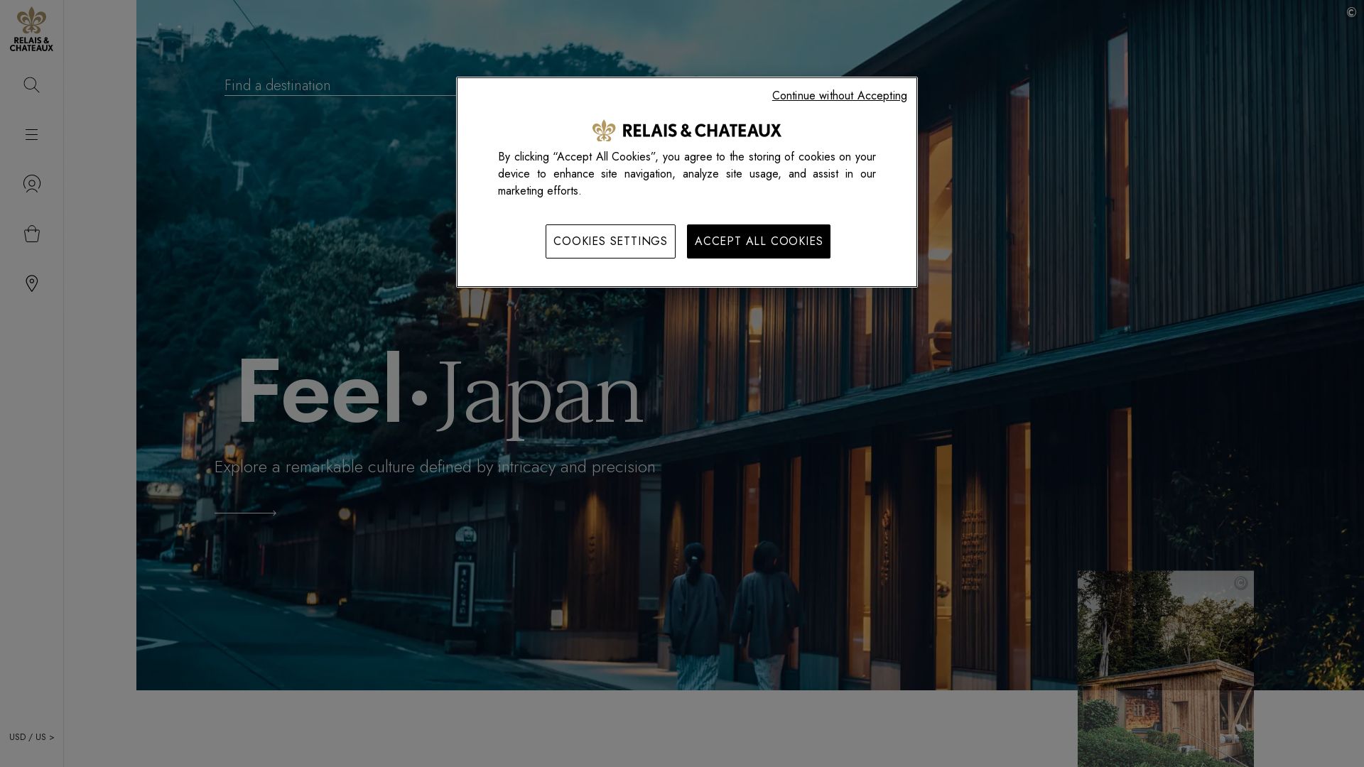 État du site web relaischateaux.com est   EN LIGNE