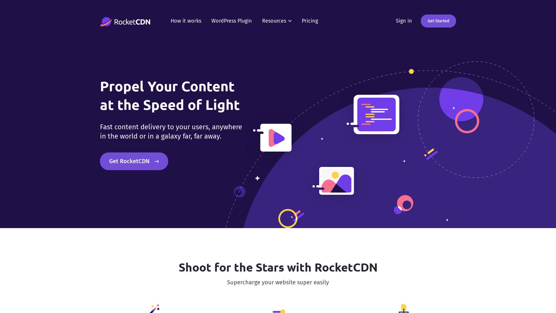 État du site web rocketcdn.me est   EN LIGNE